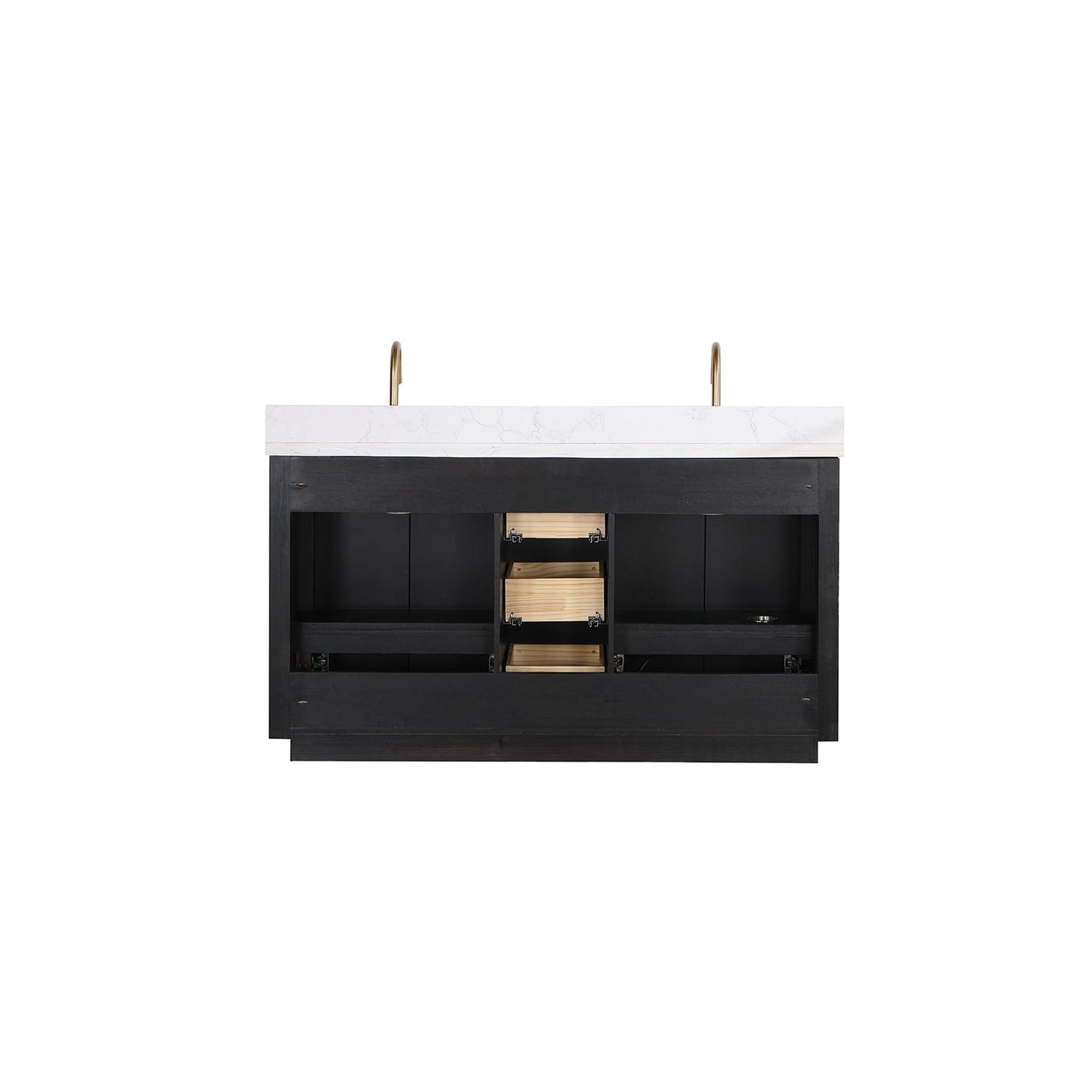 Cadiz Bath Vanity with Composite Stone Top without Mirror
