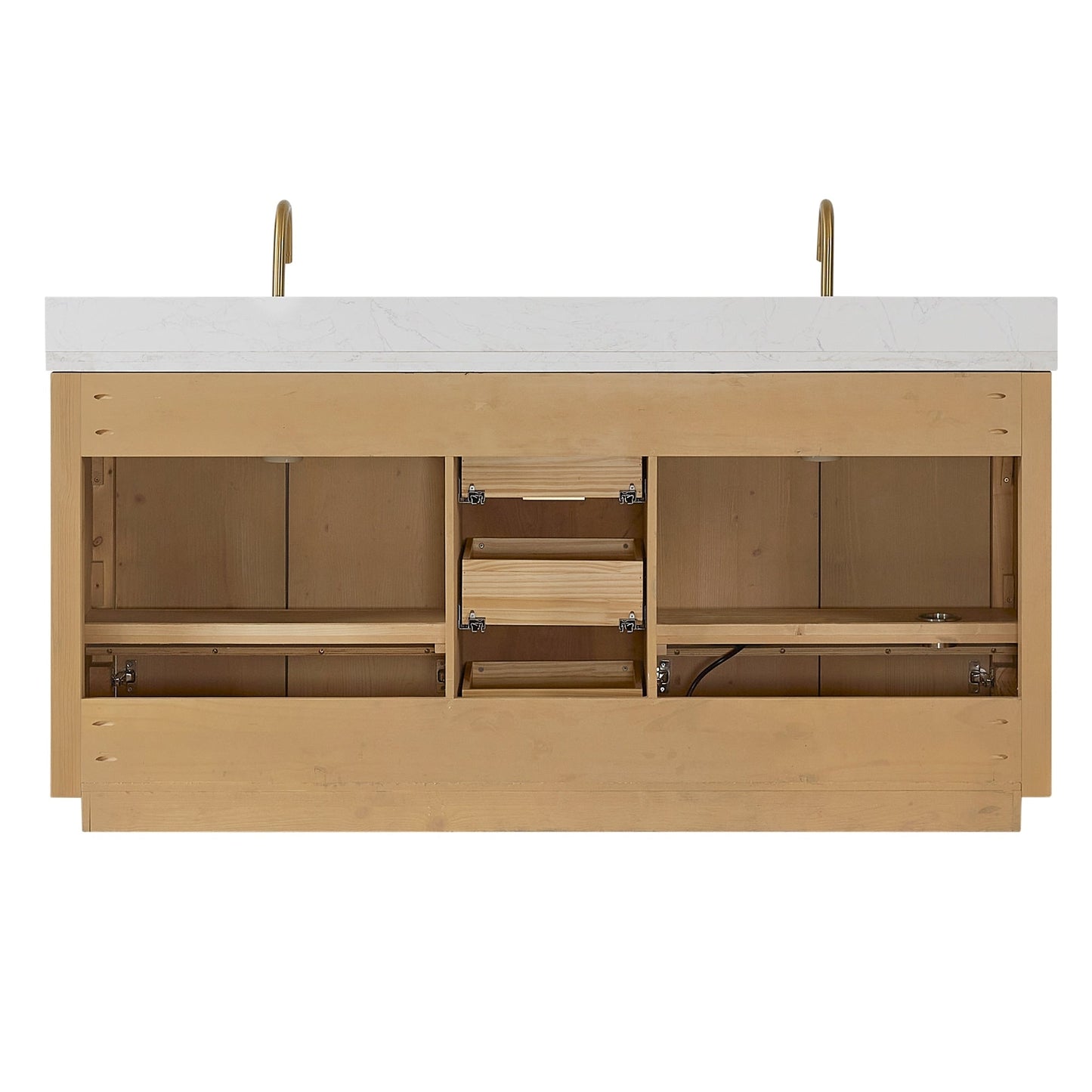 Cadiz Bath Vanity with Composite Stone Top without Mirror