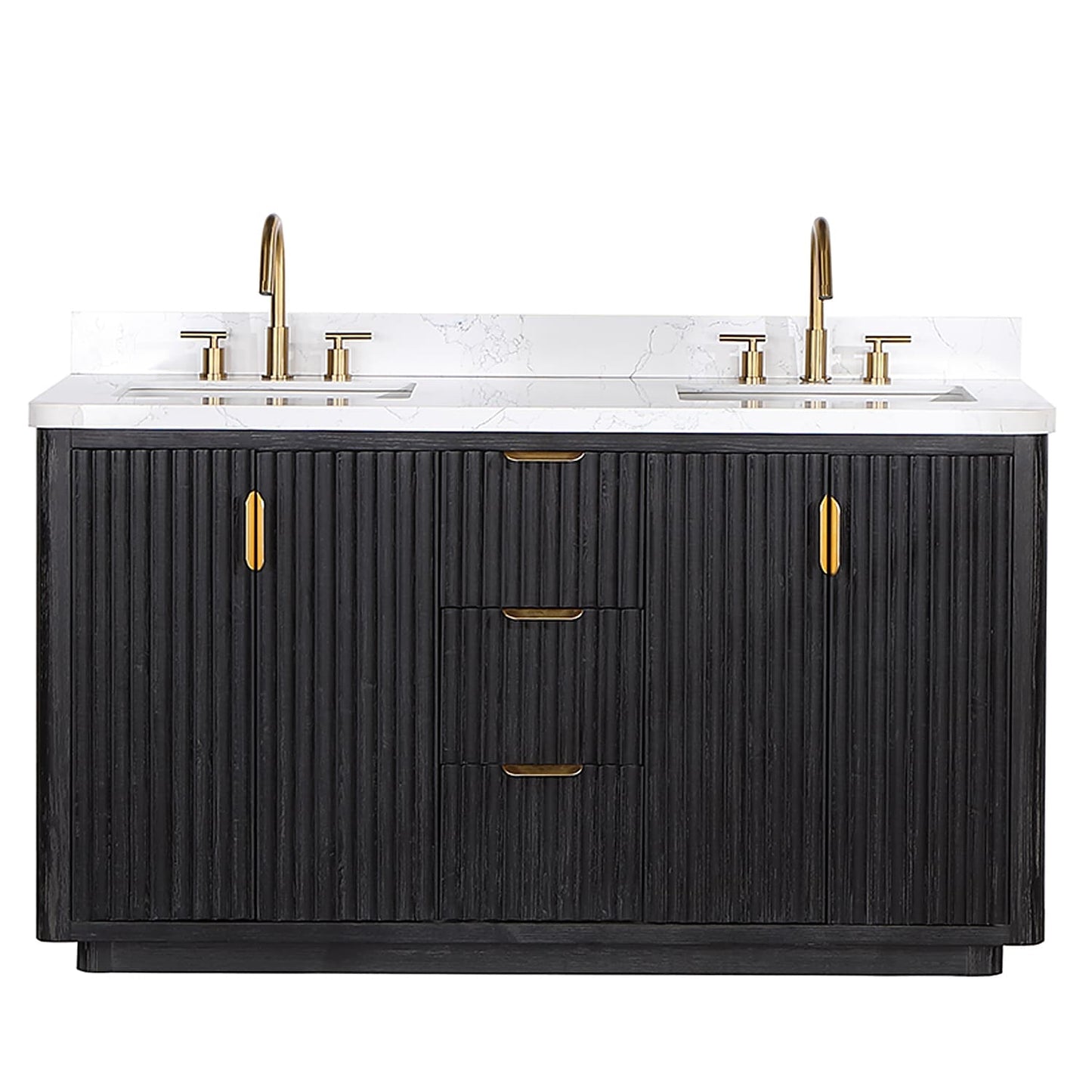 Cadiz Bath Vanity with Composite Stone Top without Mirror