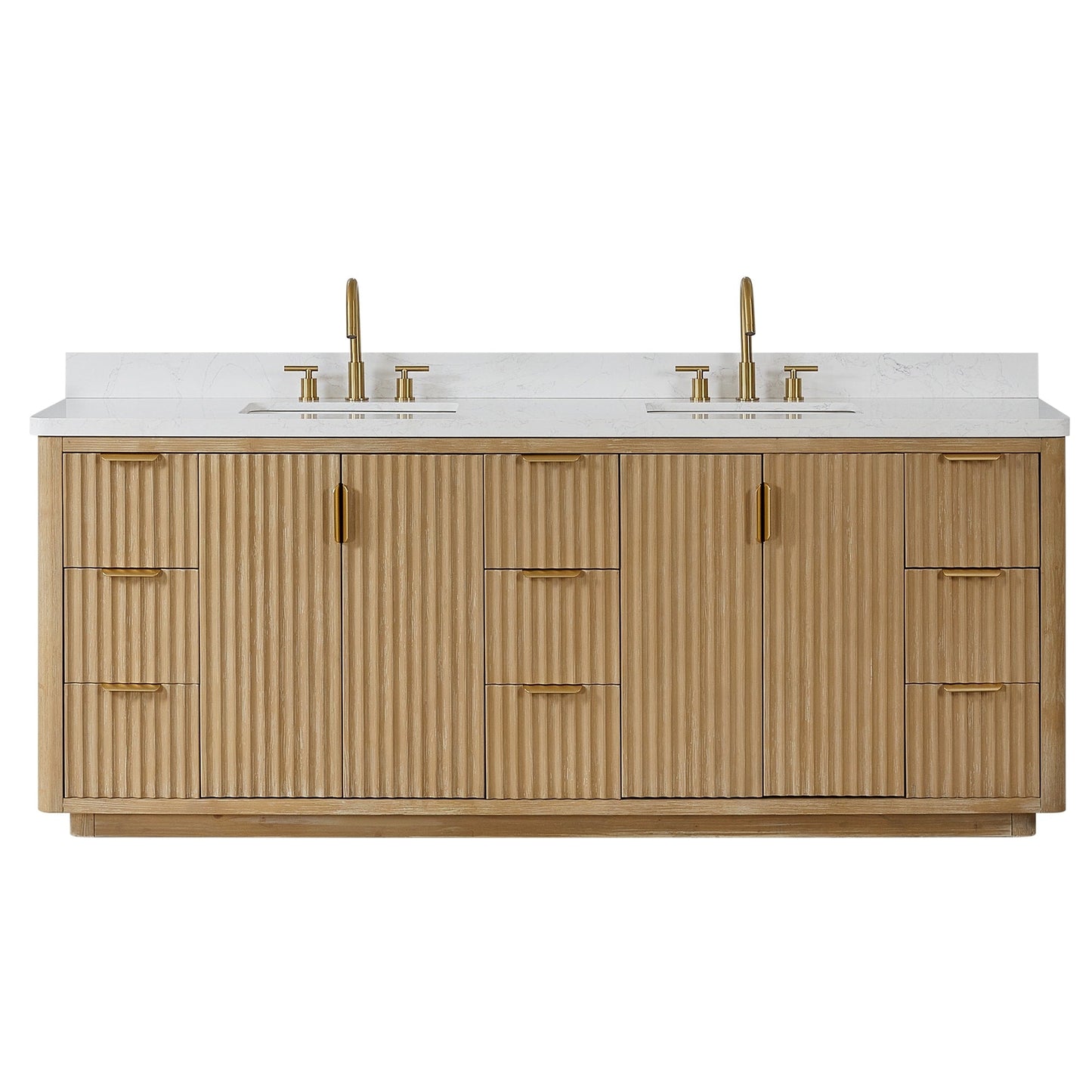 Cadiz Bath Vanity with Composite Stone Top without Mirror