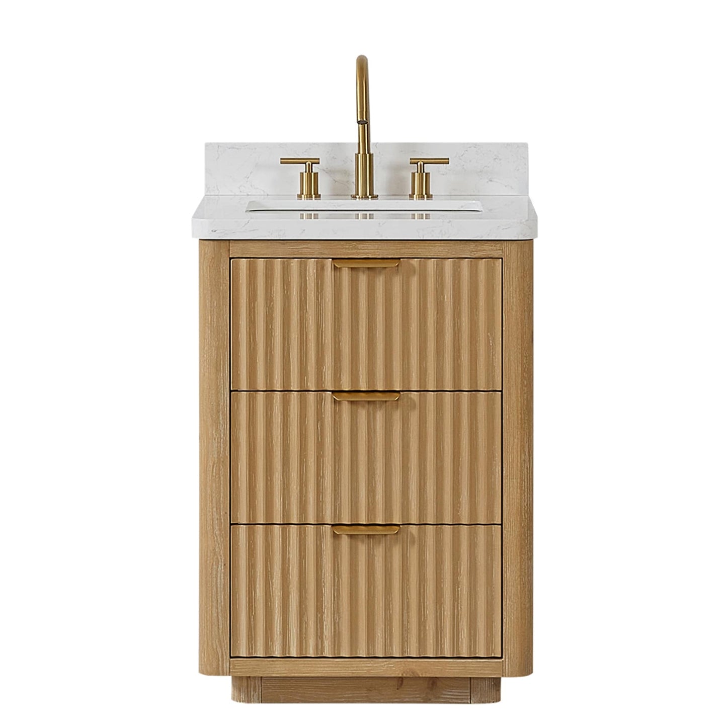 Cadiz Bath Vanity with Composite Stone Top without Mirror