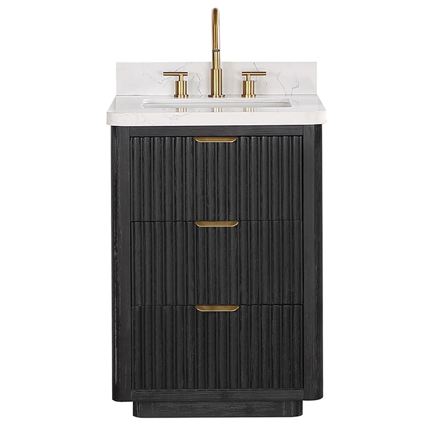 Cadiz Bath Vanity with Composite Stone Top without Mirror
