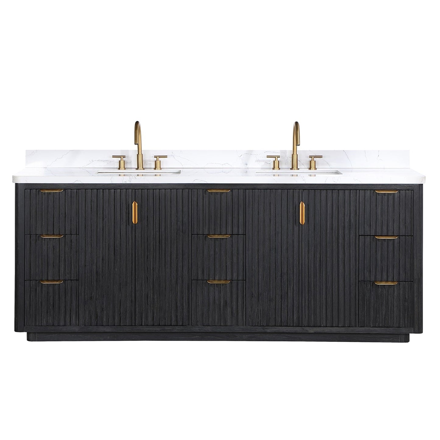 Cadiz Bath Vanity with Composite Stone Top without Mirror