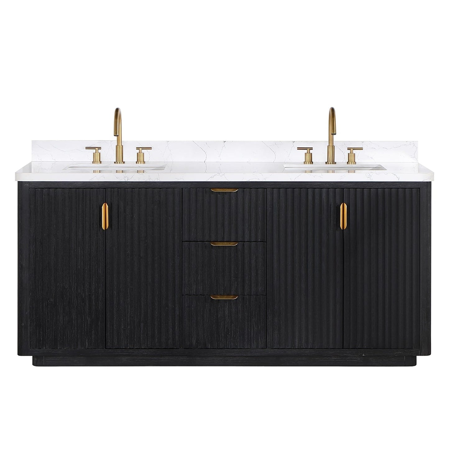 Cadiz Bath Vanity with Composite Stone Top without Mirror