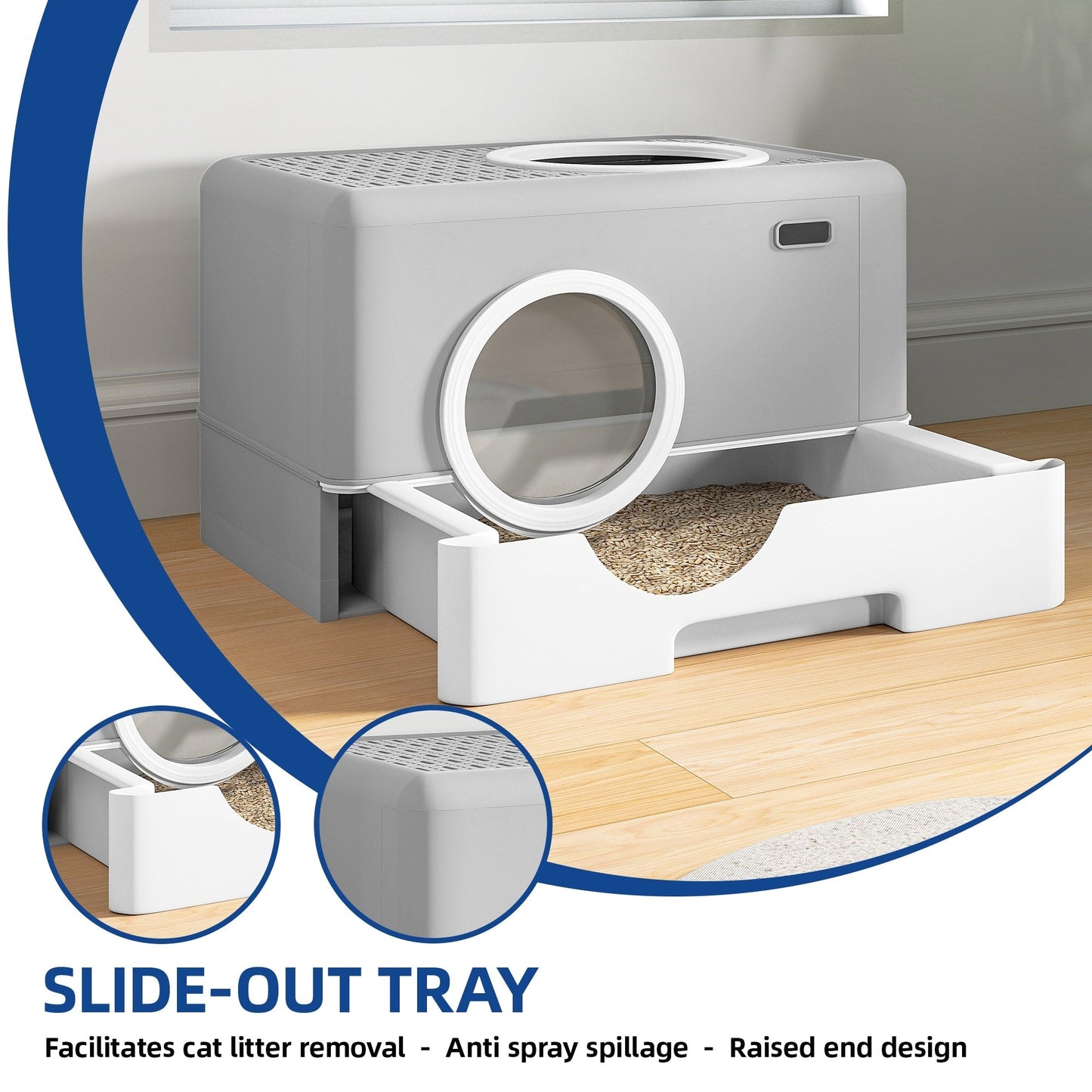 Cat Litter Box Enclosed Cat Toilet