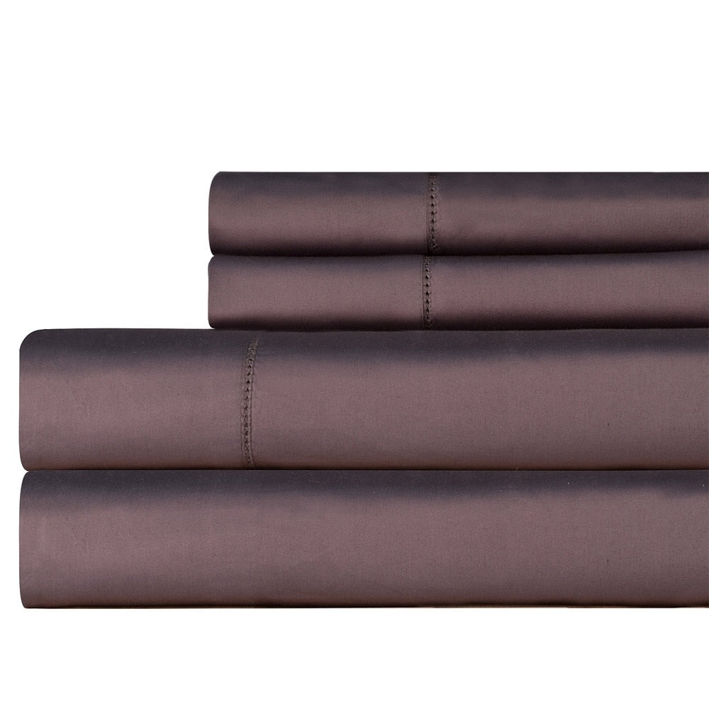 Celeste Home 610TC Pima Cotton Sateen Deep Pocket Sateen Bed Sheet Set