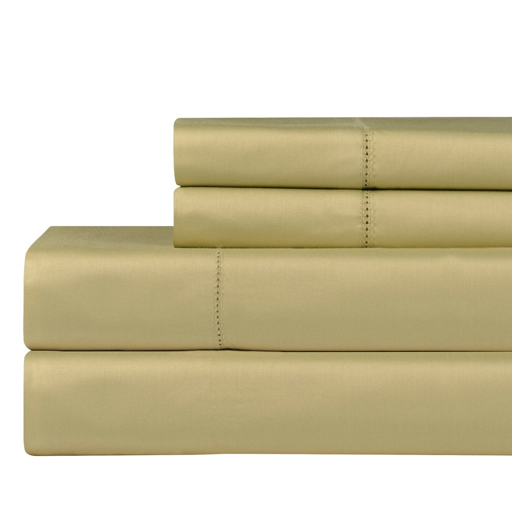 Celeste Home 610TC Pima Cotton Sateen Deep Pocket Sateen Bed Sheet Set