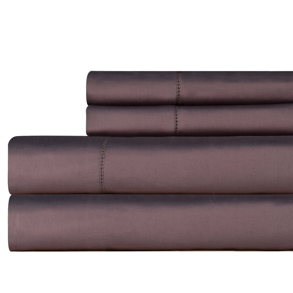 Celeste Home 610TC Pima Cotton Sateen Deep Pocket Sateen Bed Sheet Set