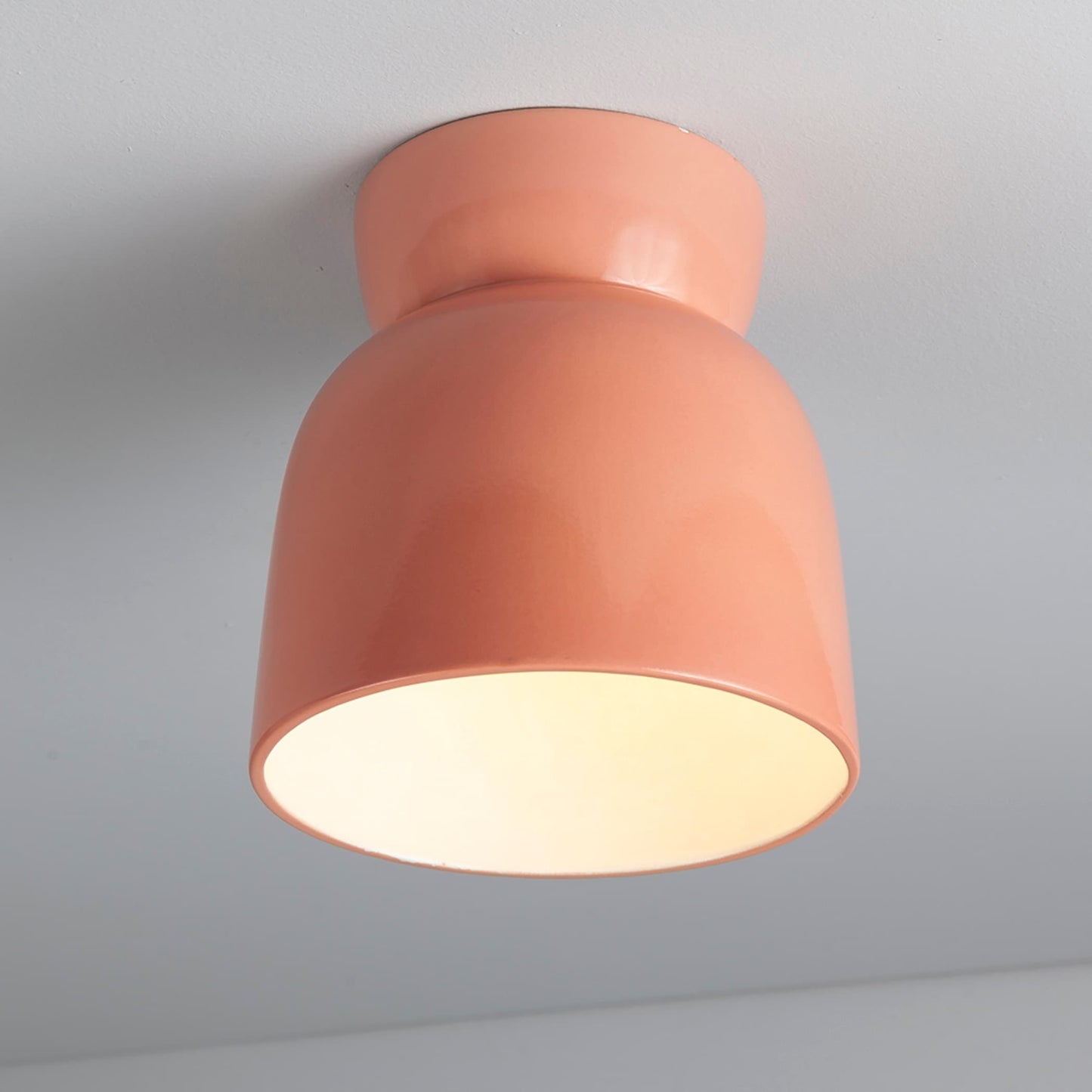 Ceramic Hourglass Flush-Mount