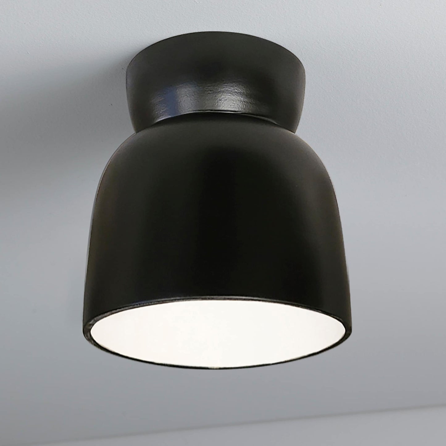 Ceramic Hourglass Flush-Mount
