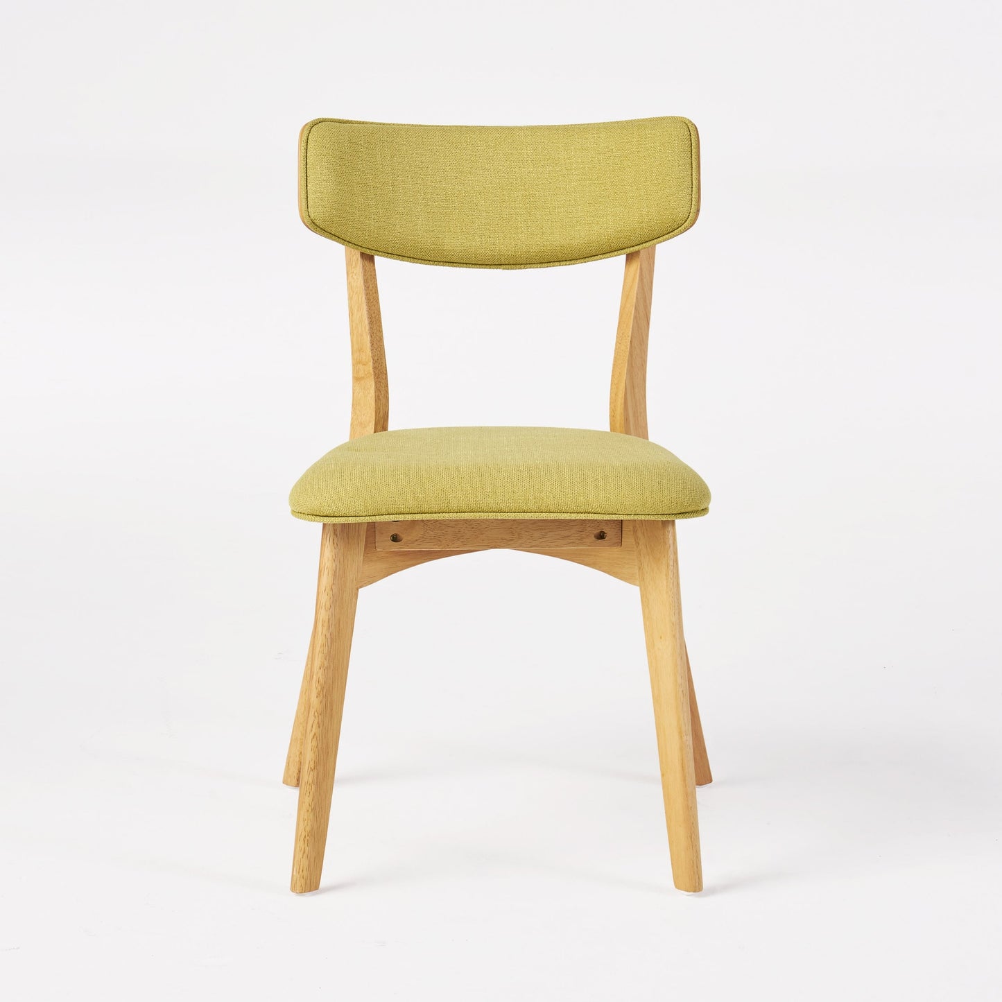 Chazz Mid-Century Modern Upholstered Rubberwood Dining Chairs (Set of 2/4) by Christopher Knight Home