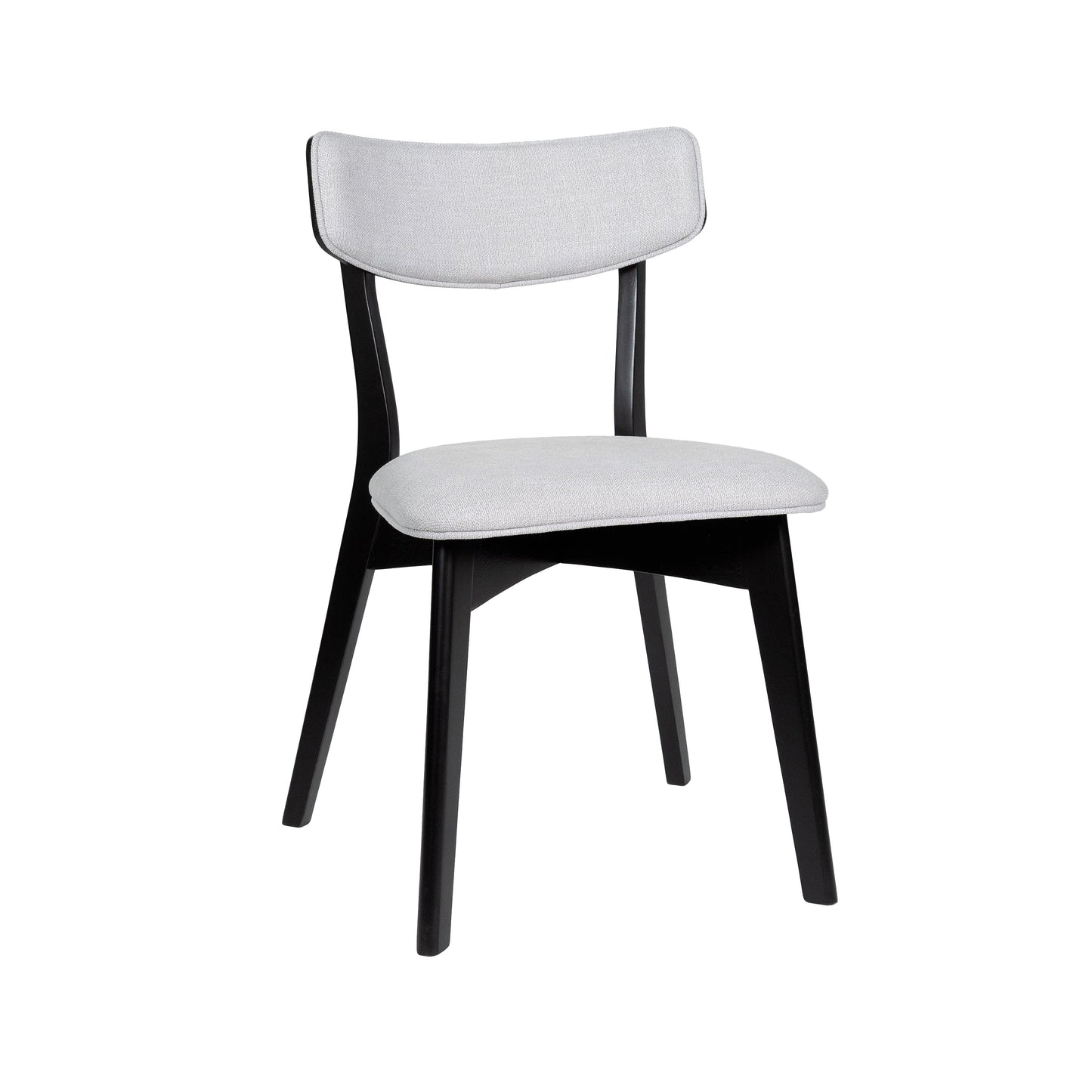 Chazz Mid-Century Modern Upholstered Rubberwood Dining Chairs (Set of 2/4) by Christopher Knight Home