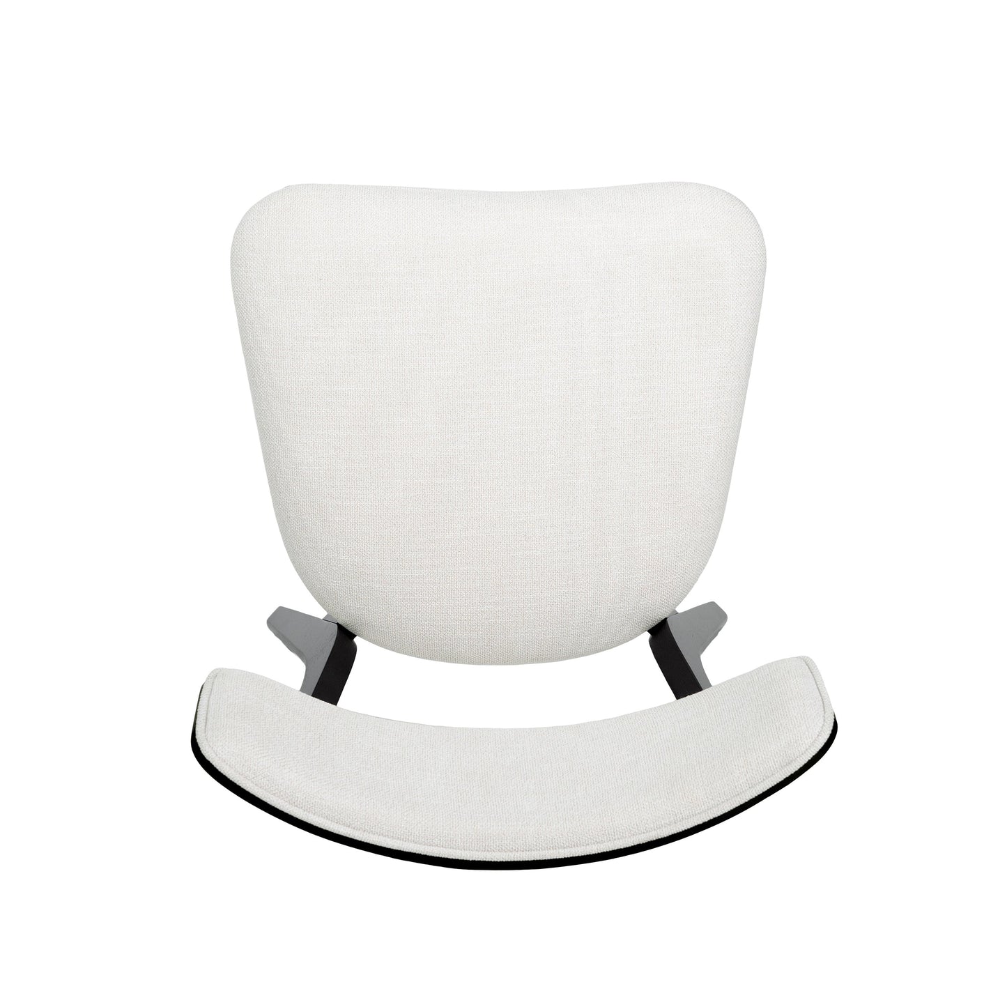 Chazz Mid-Century Modern Upholstered Rubberwood Dining Chairs (Set of 2/4) by Christopher Knight Home