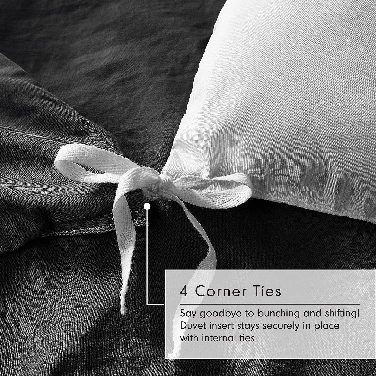 Chelsea Square Evans Pinch Pleated Soft Washed Boho Duvet Cover Set