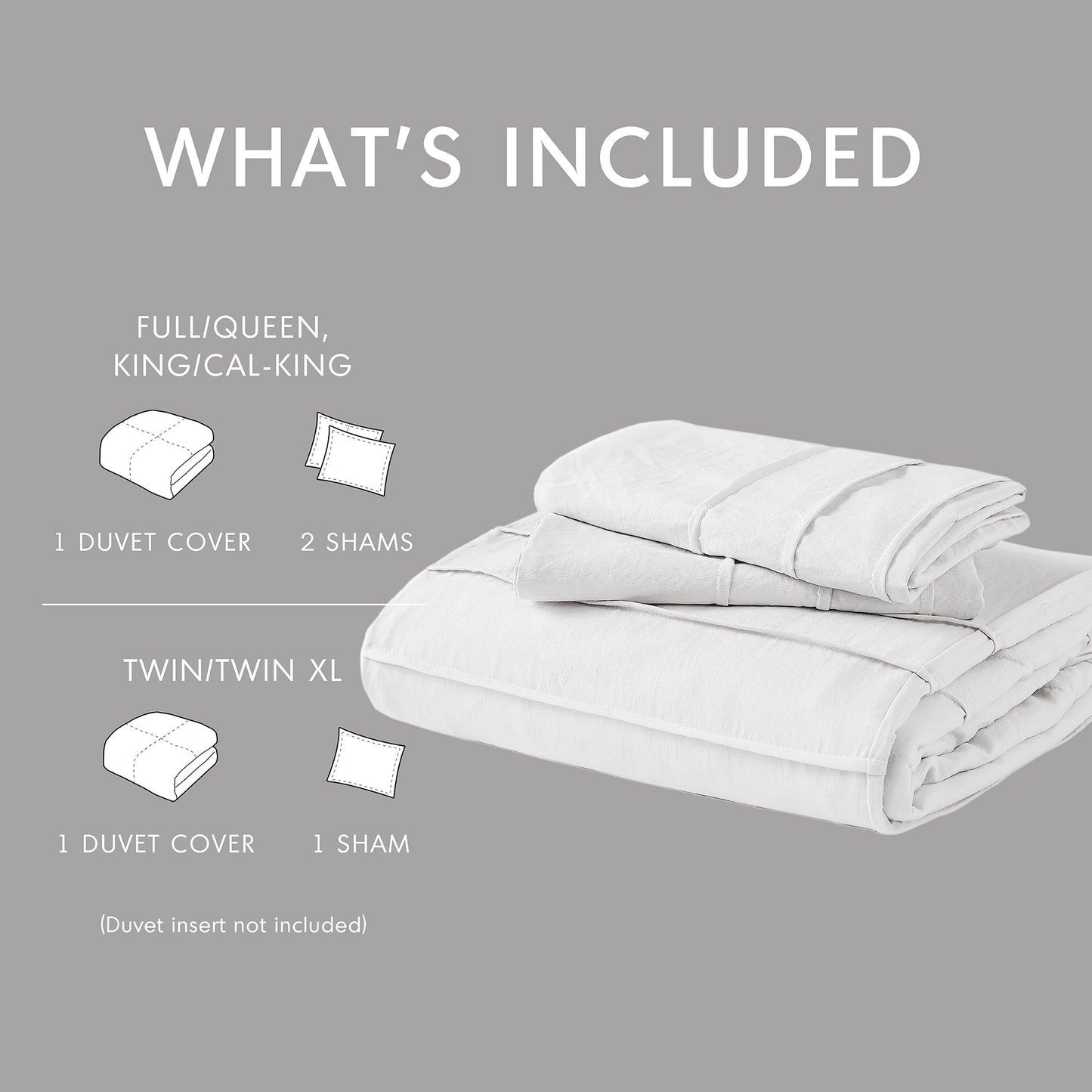Chelsea Square Evans Pinch Pleated Soft Washed Boho Duvet Cover Set