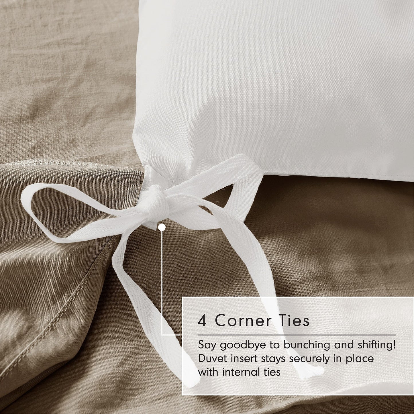 Chelsea Square Evans Pinch Pleated Soft Washed Boho Duvet Cover Set