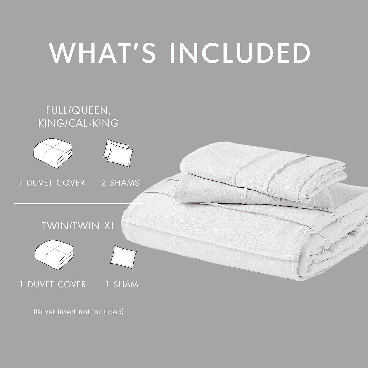Chelsea Square Evans Pinch Pleated Soft Washed Boho Duvet Cover Set
