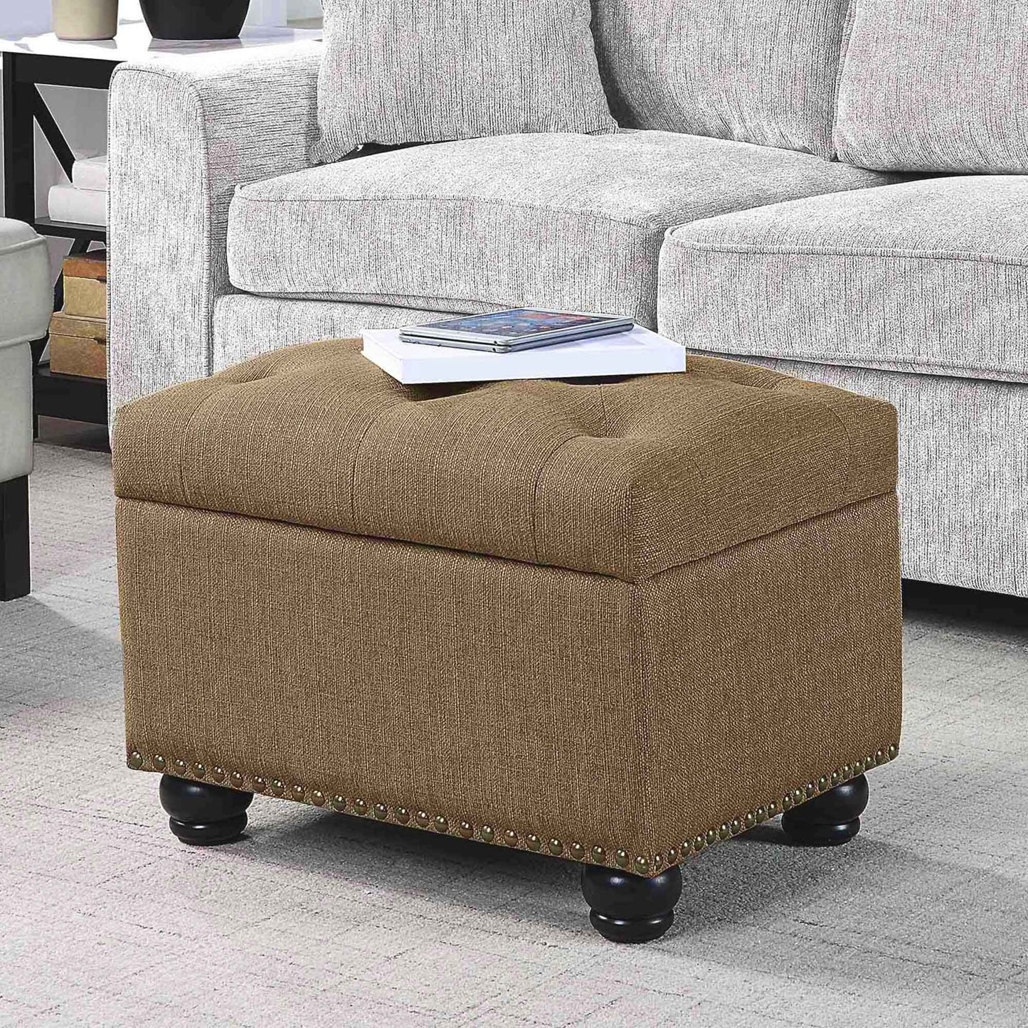 Convenience Concepts Designs4Comfort 5th Avenue Storage Ottoman
