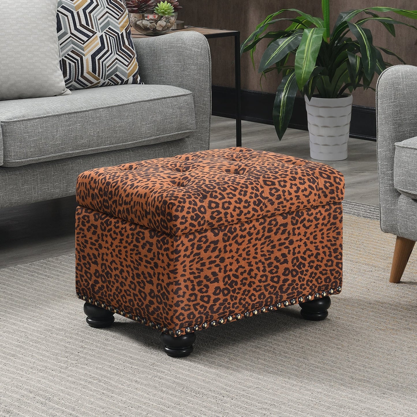 Convenience Concepts Designs4Comfort 5th Avenue Storage Ottoman