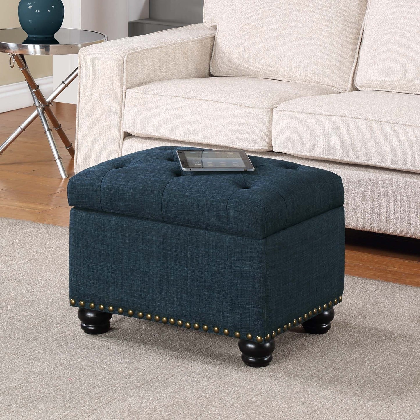 Convenience Concepts Designs4Comfort 5th Avenue Storage Ottoman