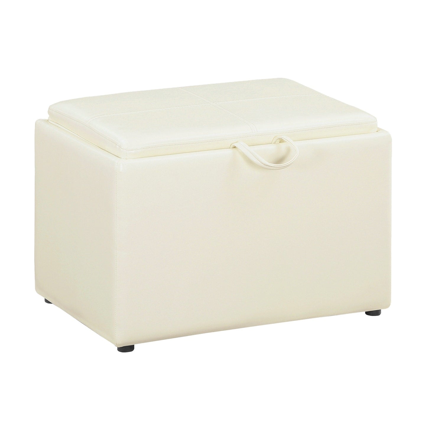 Convenience Concepts Designs4Comfort Accent Storage Ottoman with Reversible Tray