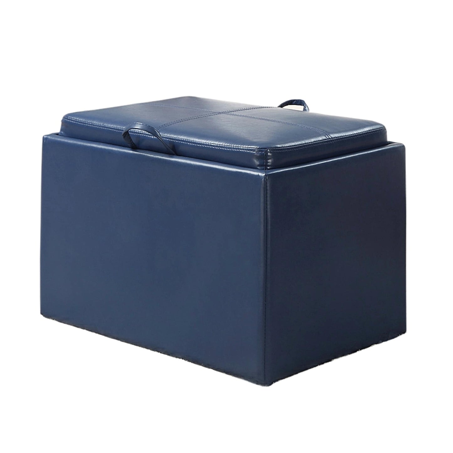 Convenience Concepts Designs4Comfort Accent Storage Ottoman with Reversible Tray
