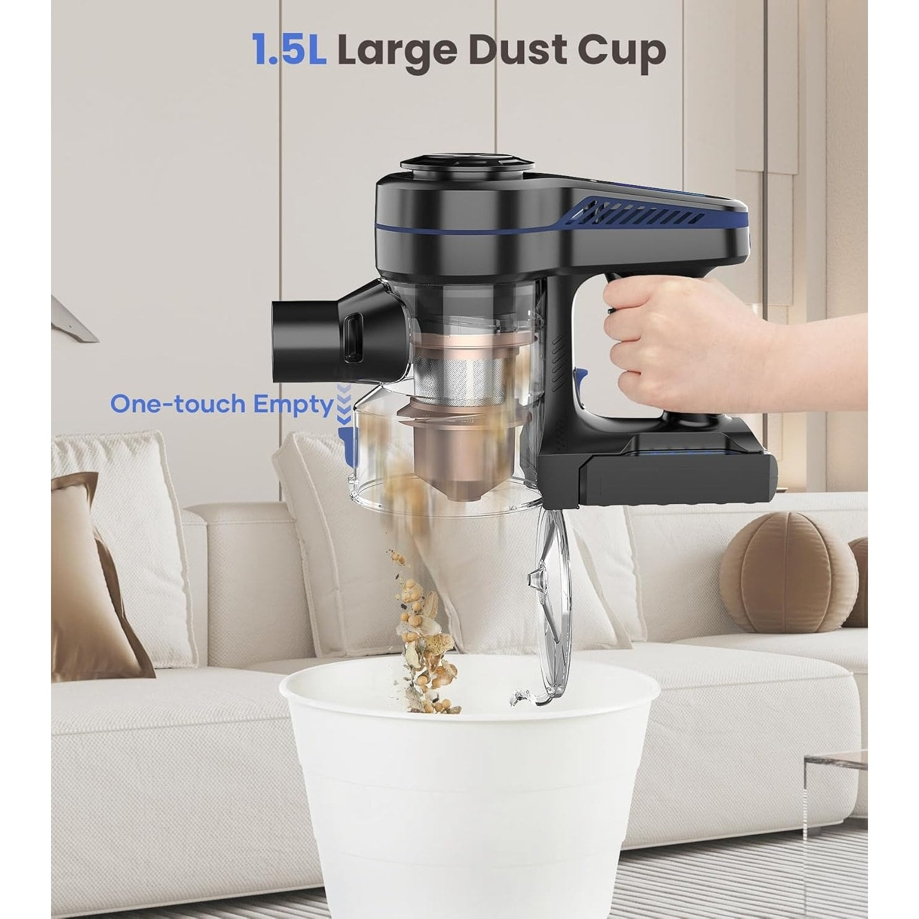 Cordless Vacuum Cleaner for Hardwood Floor Carpet Pet Hair - Cordless Vacuum Cleaner