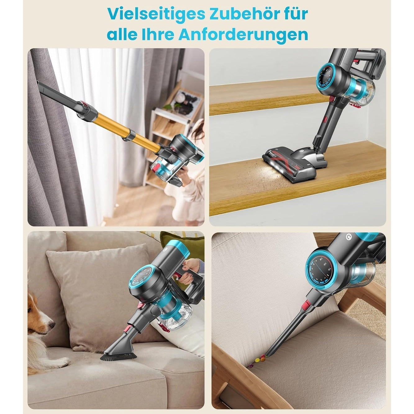 Cordless Vacuum Cleaner for Hardwood Floor Carpet Pet Hair - Cordless Vacuum Cleaner