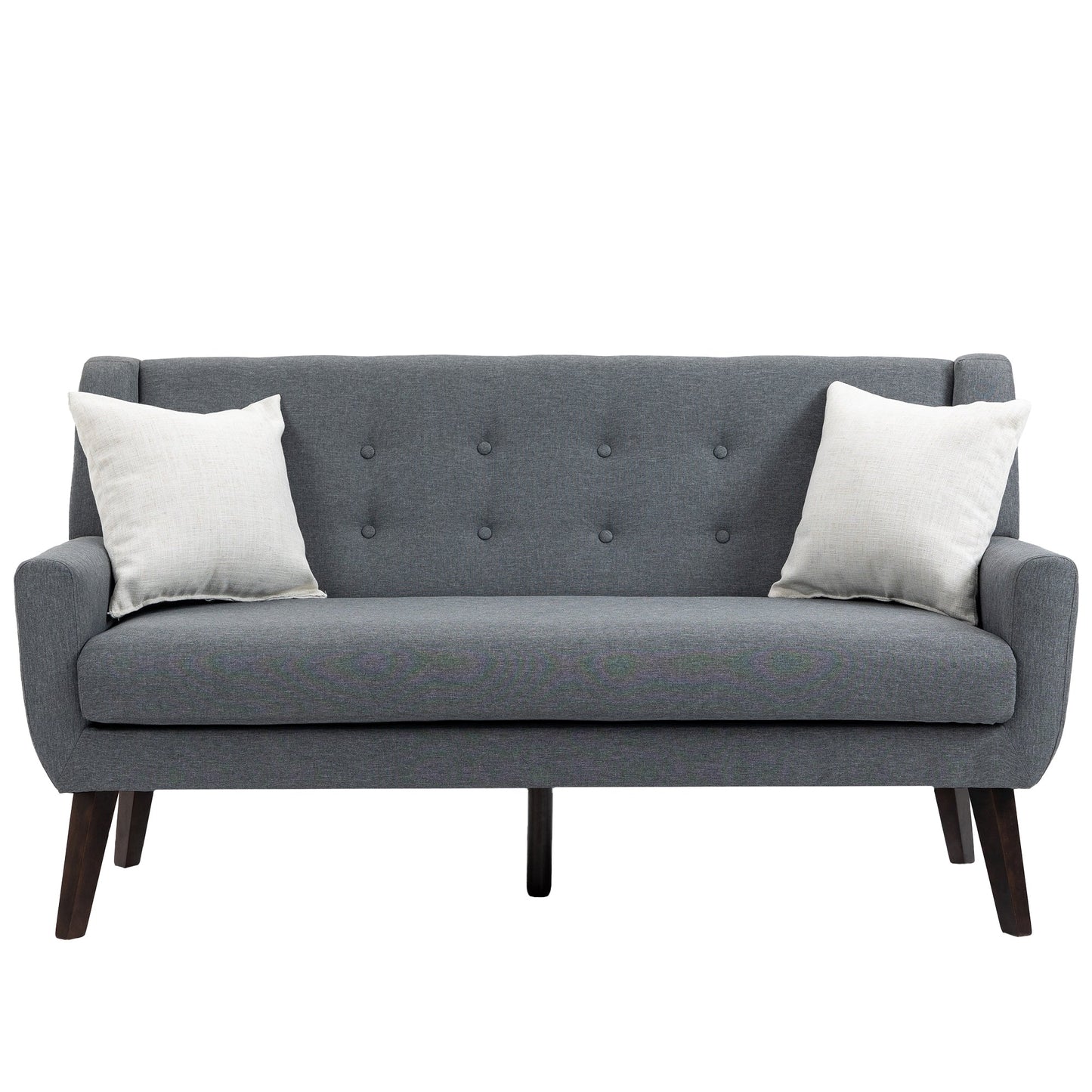 Cotton/ Linen Look Fabric Modern Accent Chair Armchair