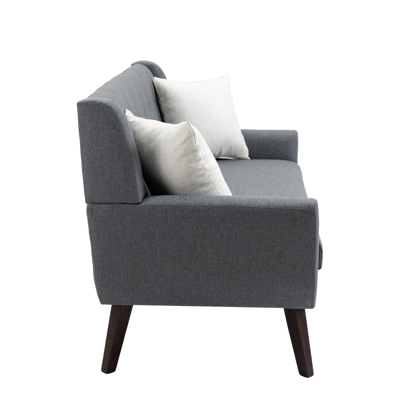 Cotton/ Linen Look Fabric Modern Accent Chair Armchair
