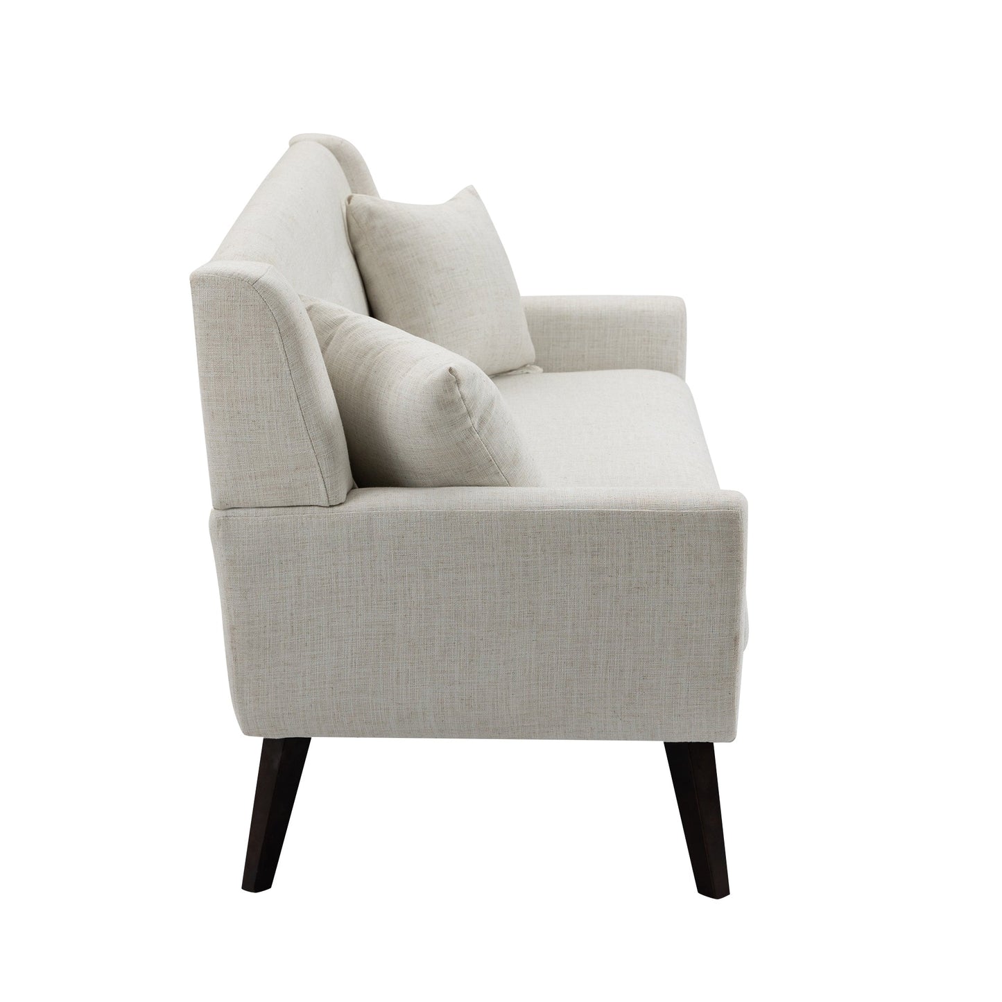 Cotton/ Linen Look Fabric Modern Accent Chair Armchair