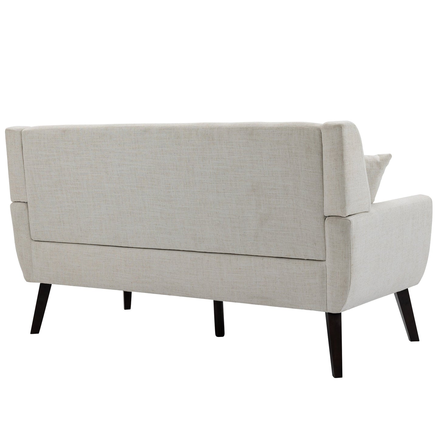 Cotton/ Linen Look Fabric Modern Accent Chair Armchair