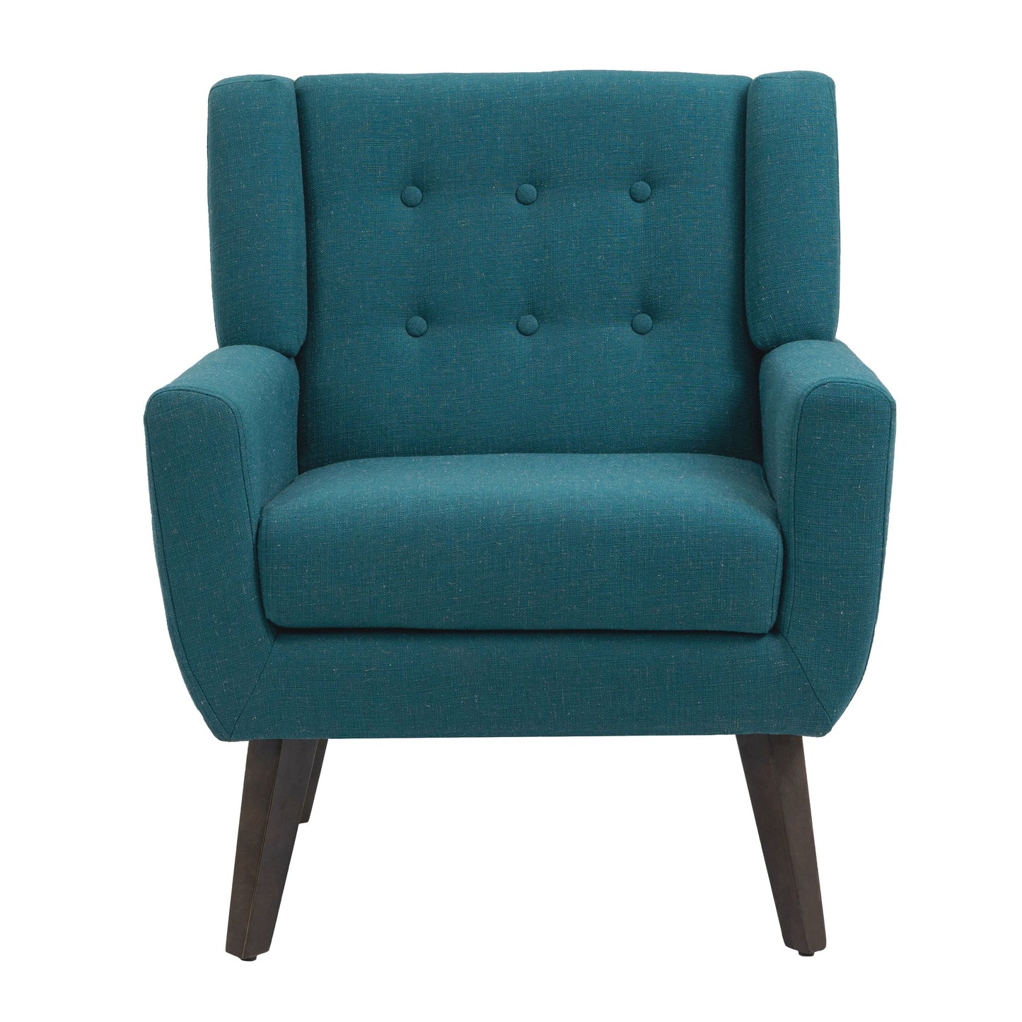 Cotton/ Linen Look Fabric Modern Accent Chair Armchair