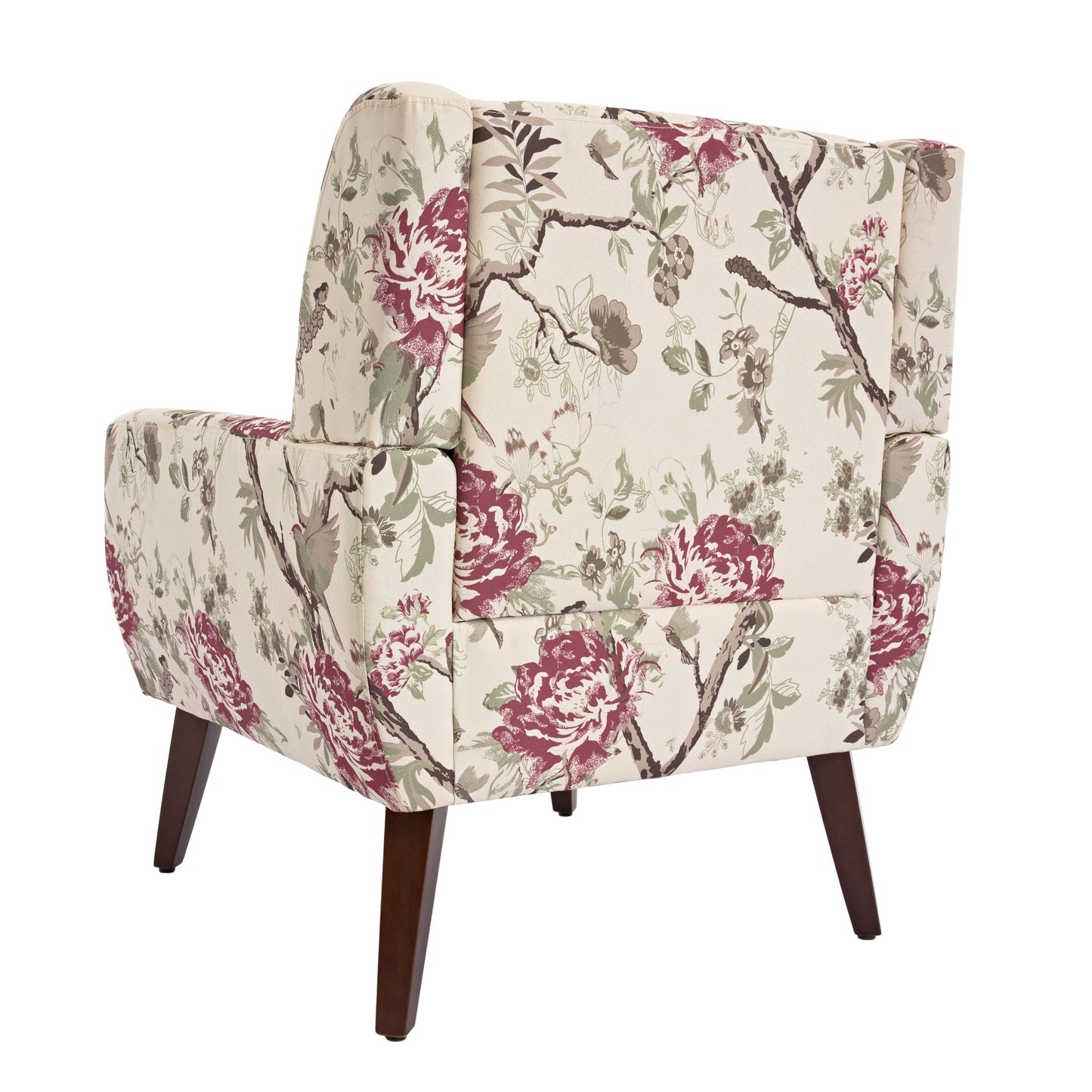 Cotton/ Linen Look Fabric Modern Accent Chair Armchair