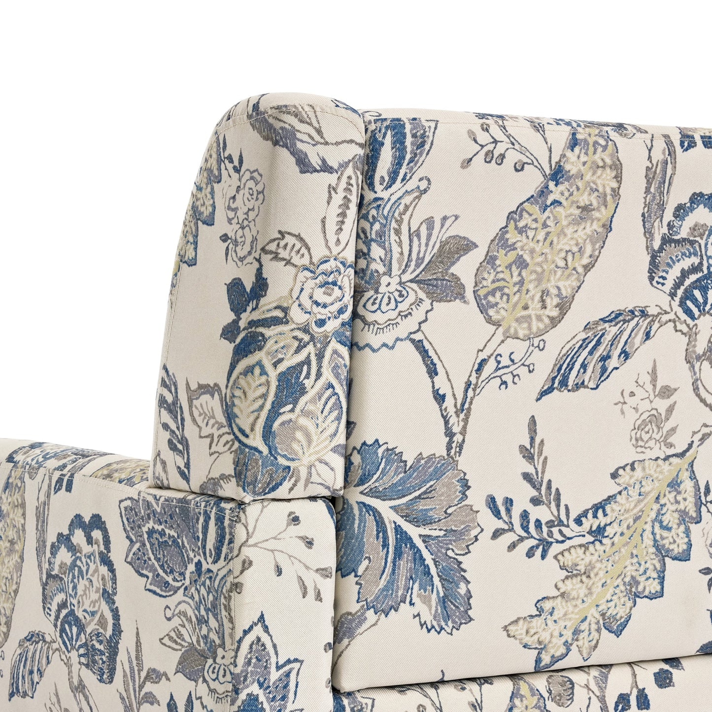 Cotton/ Linen Look Fabric Modern Accent Chair Armchair