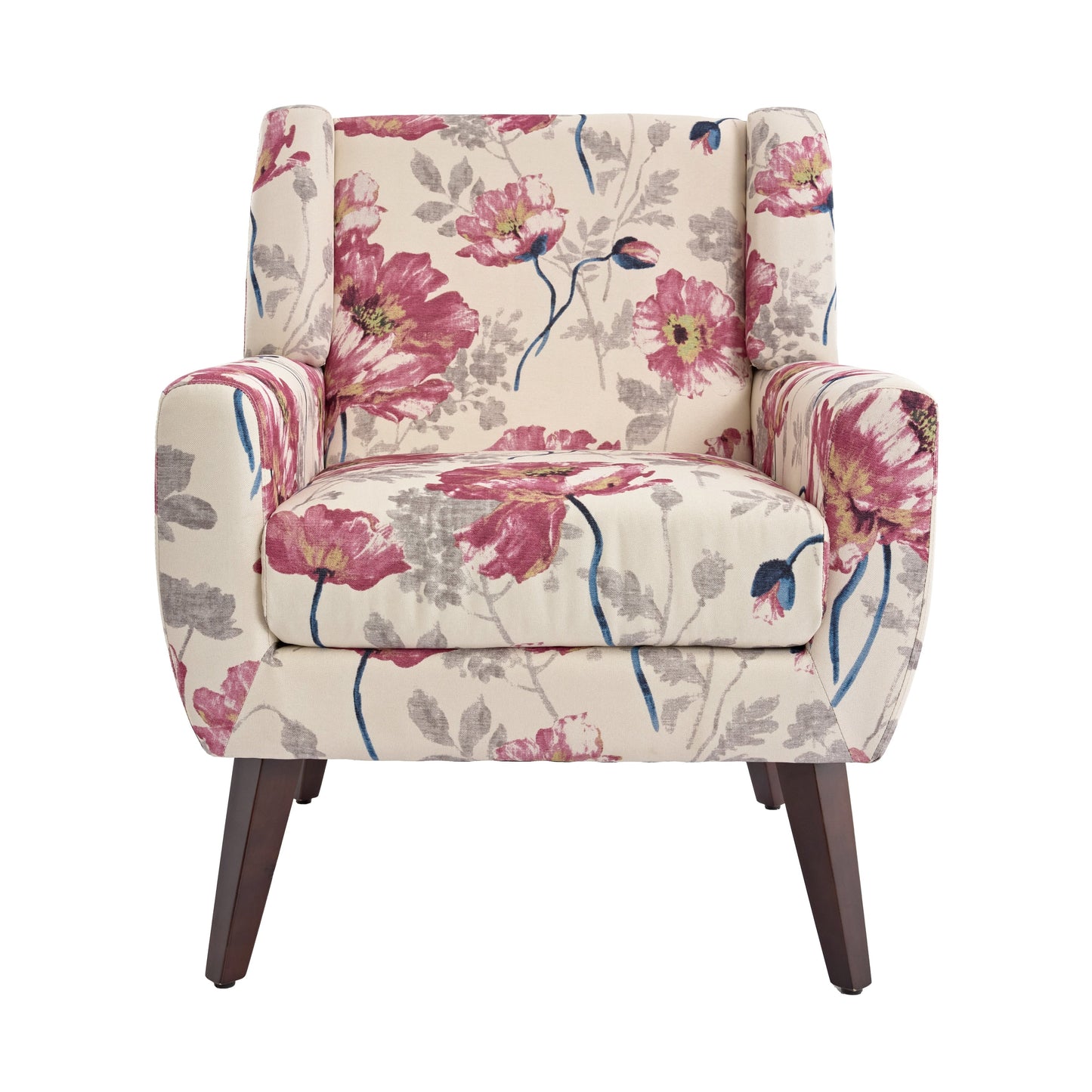 Cotton/ Linen Look Fabric Modern Accent Chair Armchair
