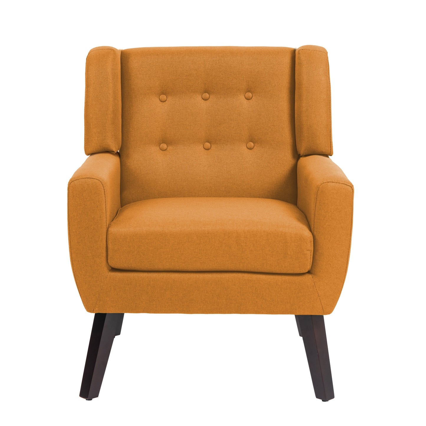 Cotton/ Linen Look Fabric Modern Accent Chair Armchair