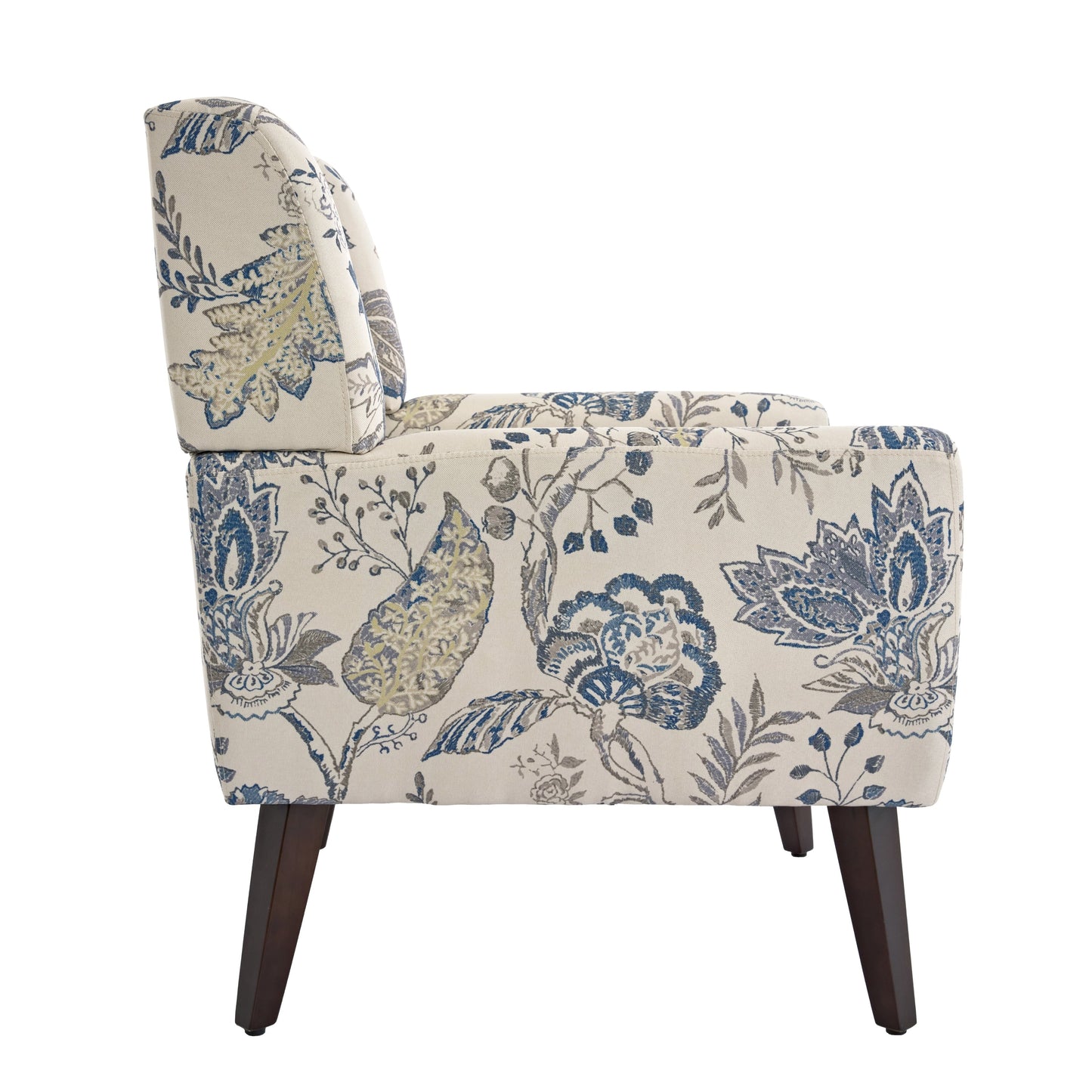 Cotton/ Linen Look Fabric Modern Accent Chair Armchair