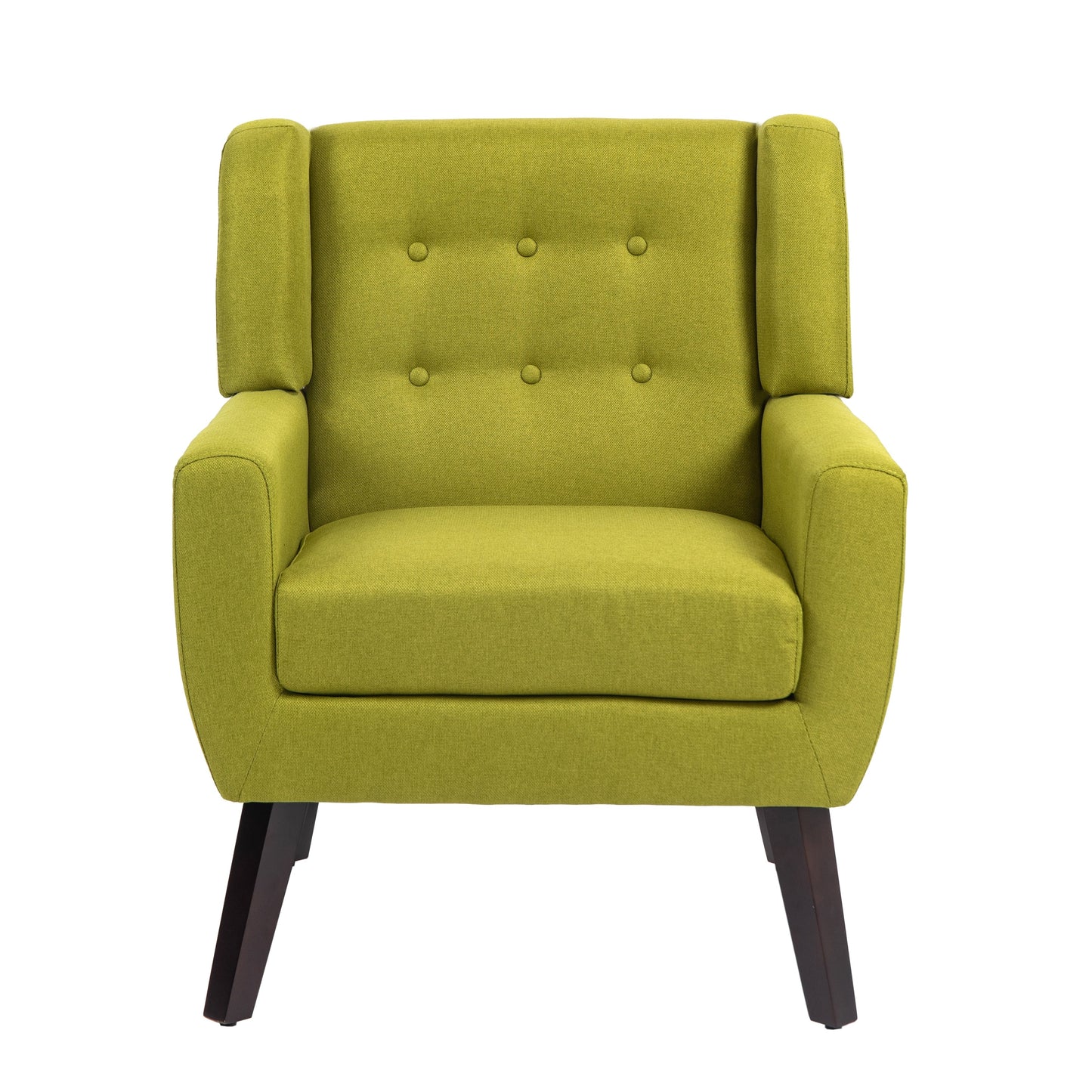 Cotton/ Linen Look Fabric Modern Accent Chair Armchair
