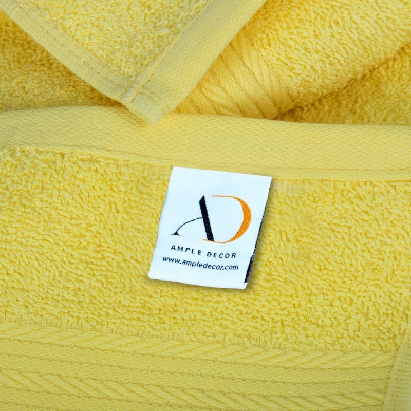 Cotton 600GSM Bathroom Hand Towel 18X28 Inch by Ample Decor