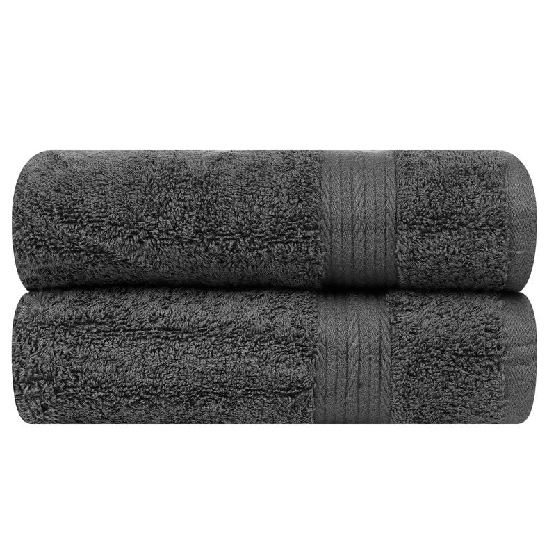 Cotton 600GSM Bathroom Hand Towel 18X28 Inch by Ample Decor