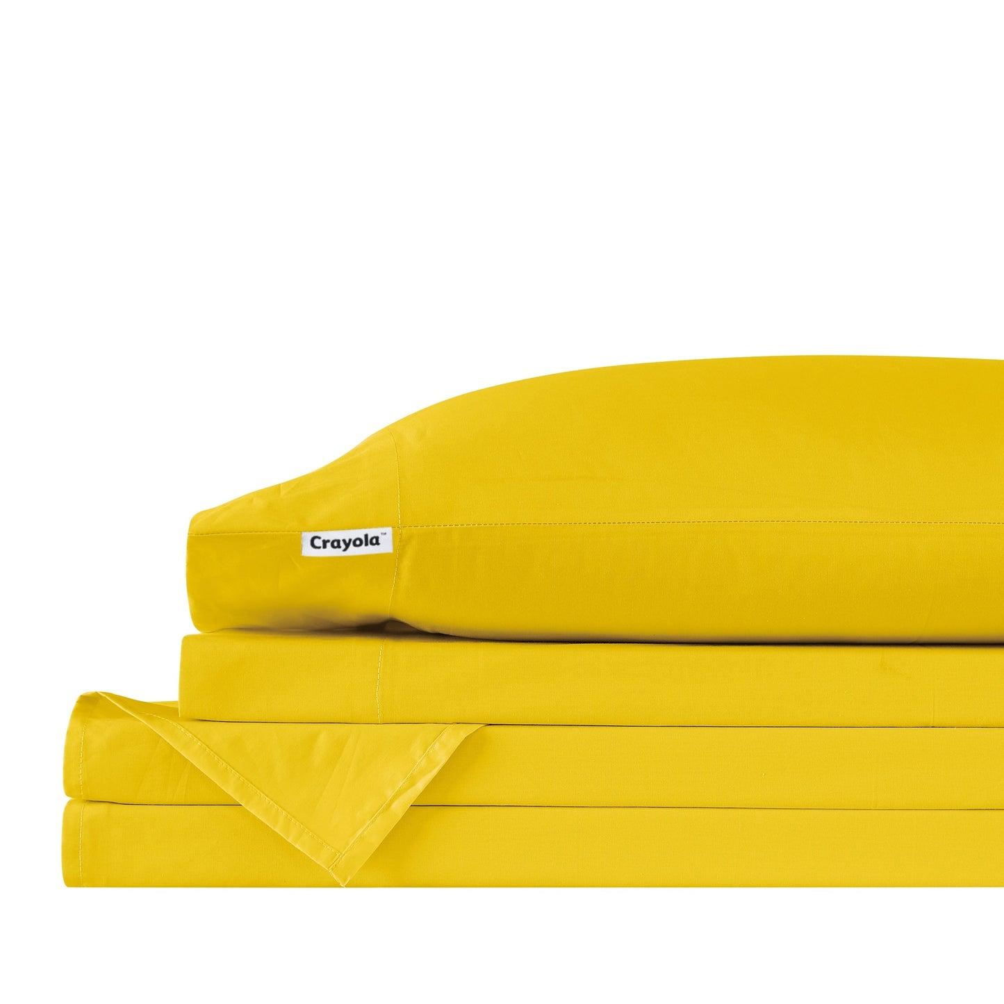 Crayola Cotton Percale Solid Color Sheet Set