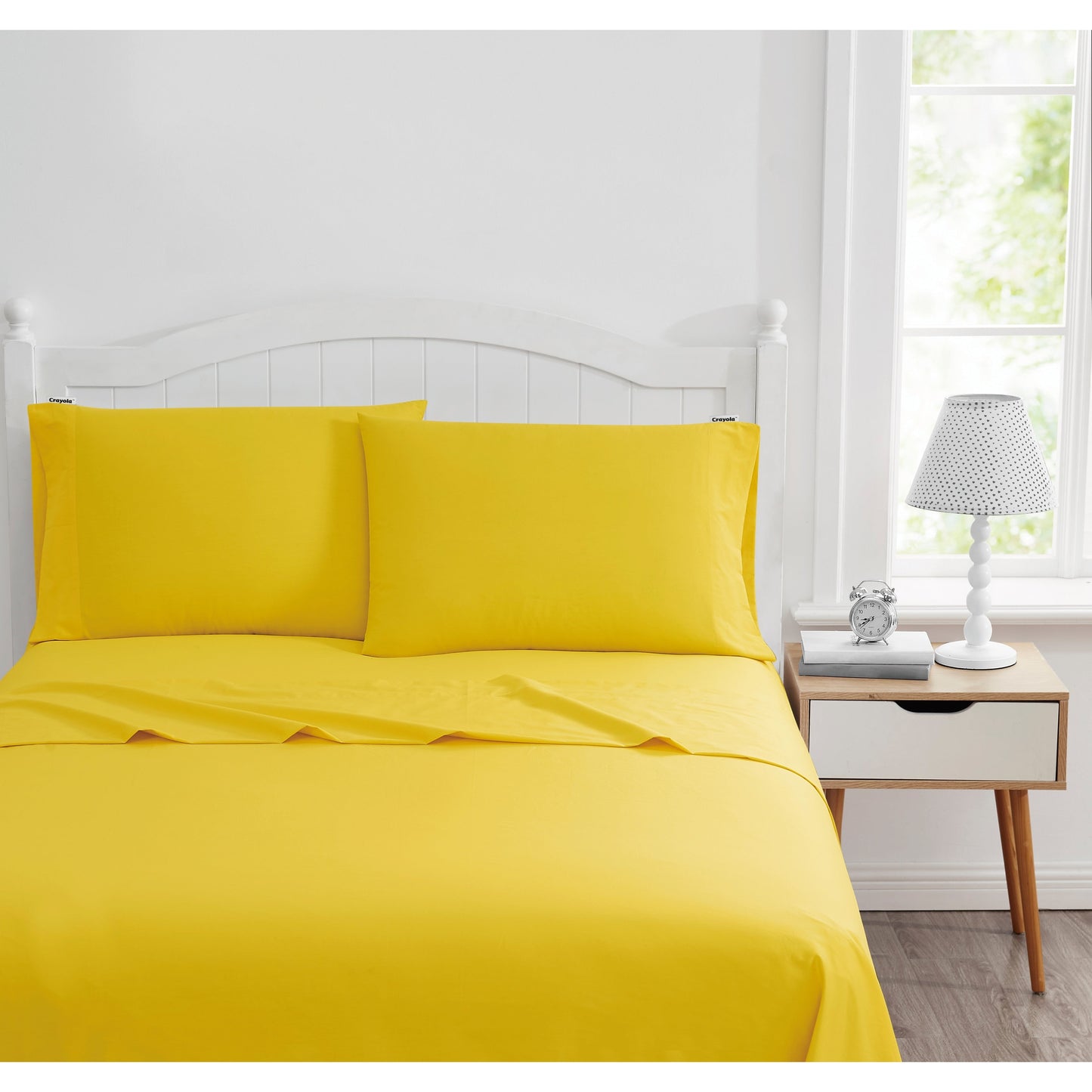 Crayola Cotton Percale Solid Color Sheet Set
