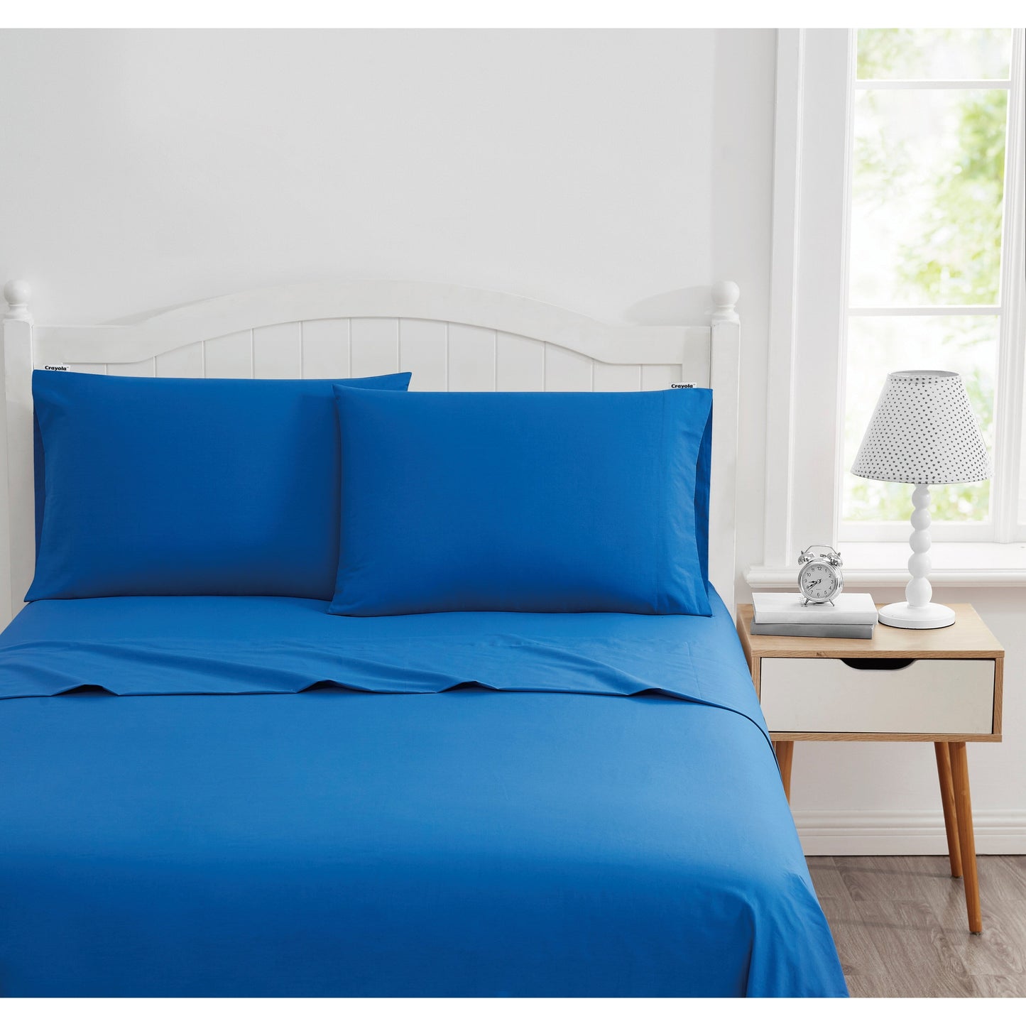 Crayola Cotton Percale Solid Color Sheet Set