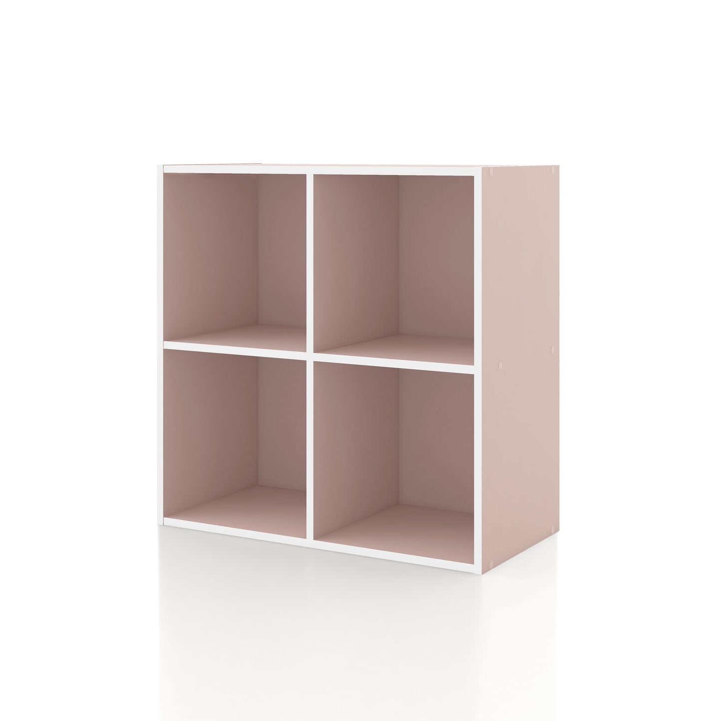DH BASIC Modern Wood Customizable Stackable Storage Organizer - Cube Shelves, Drawer Cabinet, Bookcase with Doors by Denhour