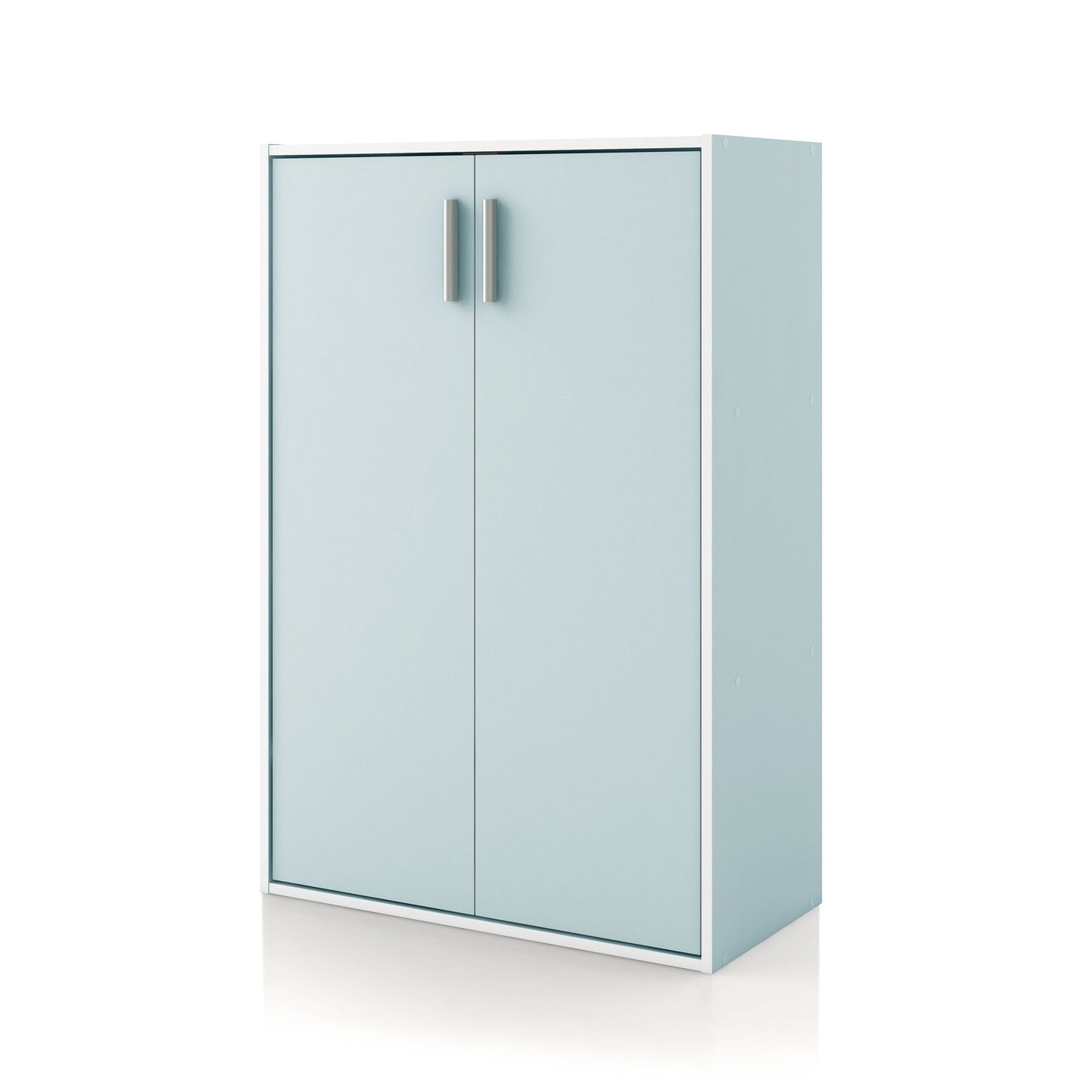 DH BASIC Modern Wood Customizable Stackable Storage Organizer - Cube Shelves, Drawer Cabinet, Bookcase with Doors by Denhour