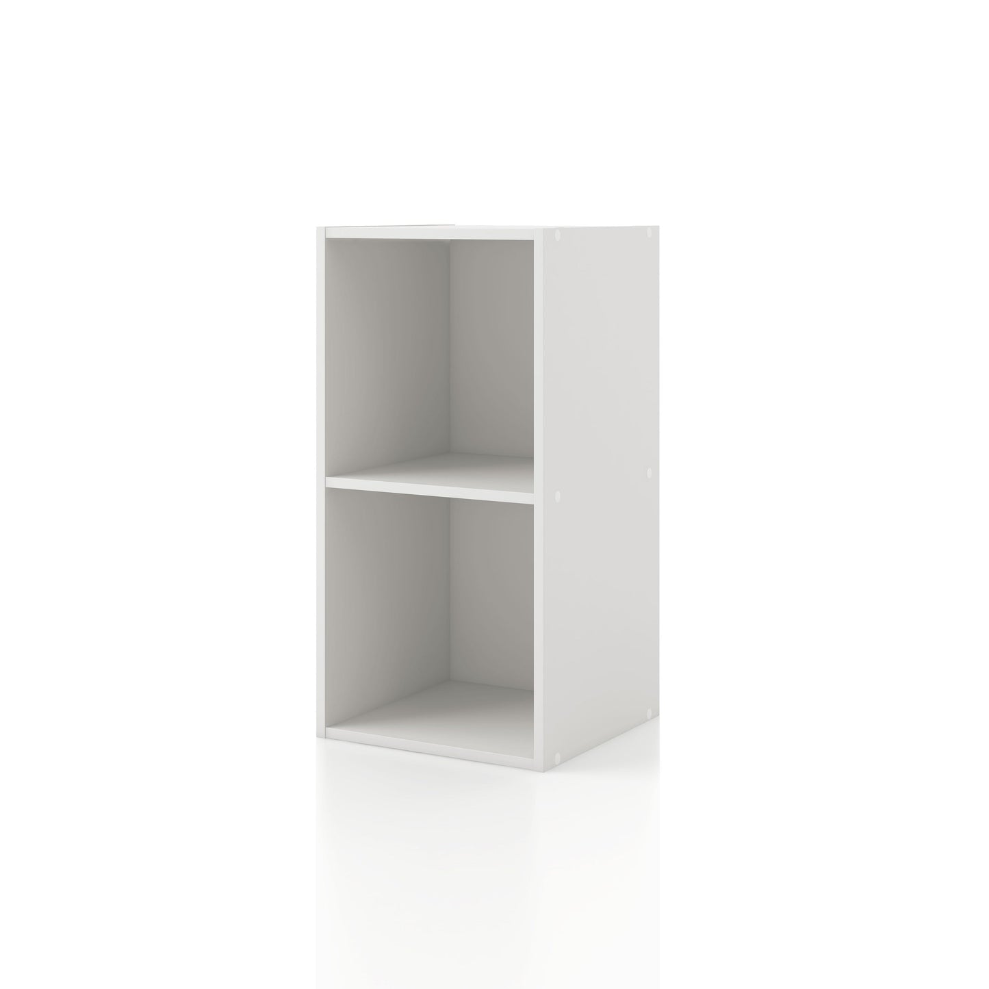 DH BASIC Modern Wood Customizable Stackable Storage Organizer - Cube Shelves, Drawer Cabinet, Bookcase with Doors by Denhour