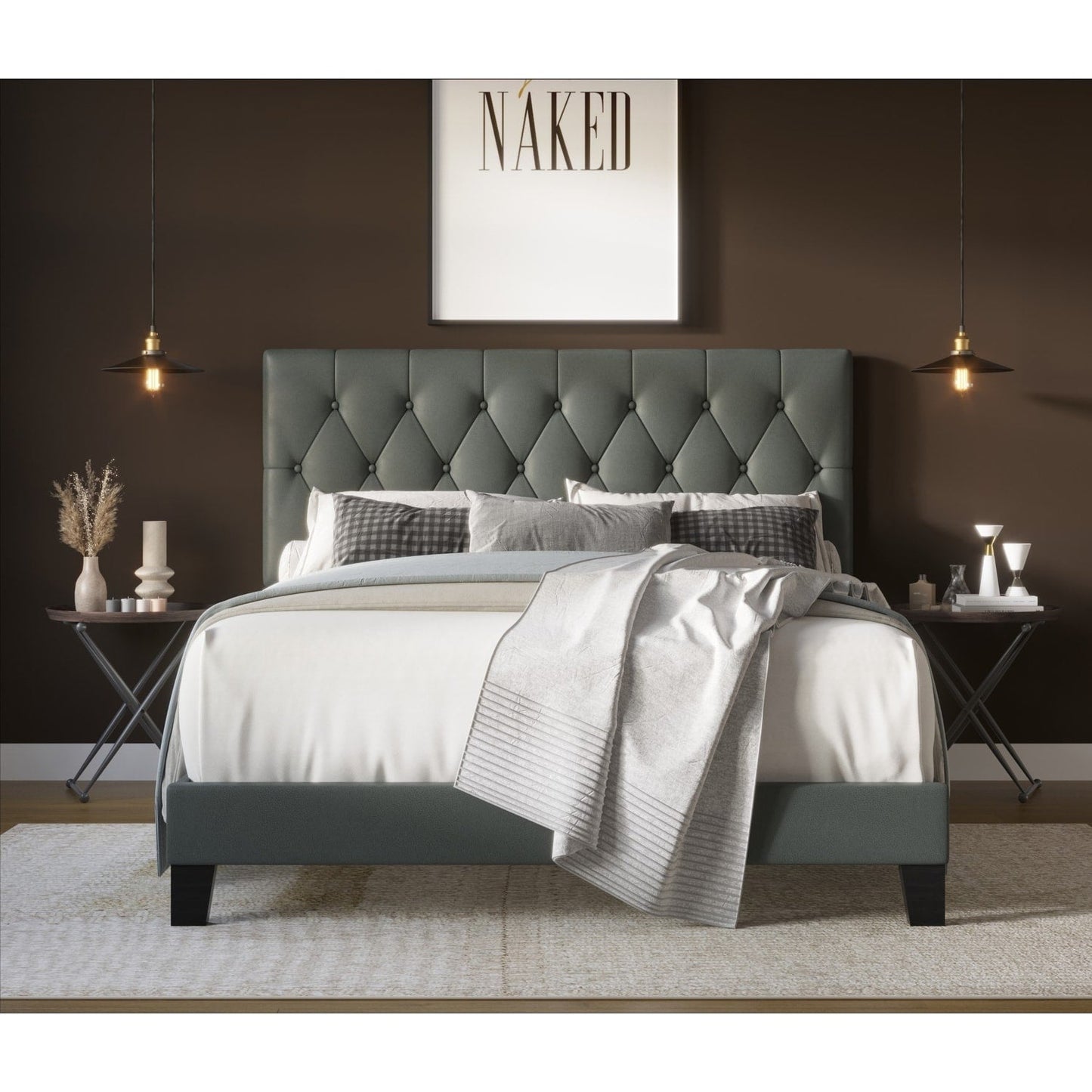 Daisy Upholstered Platform Bed