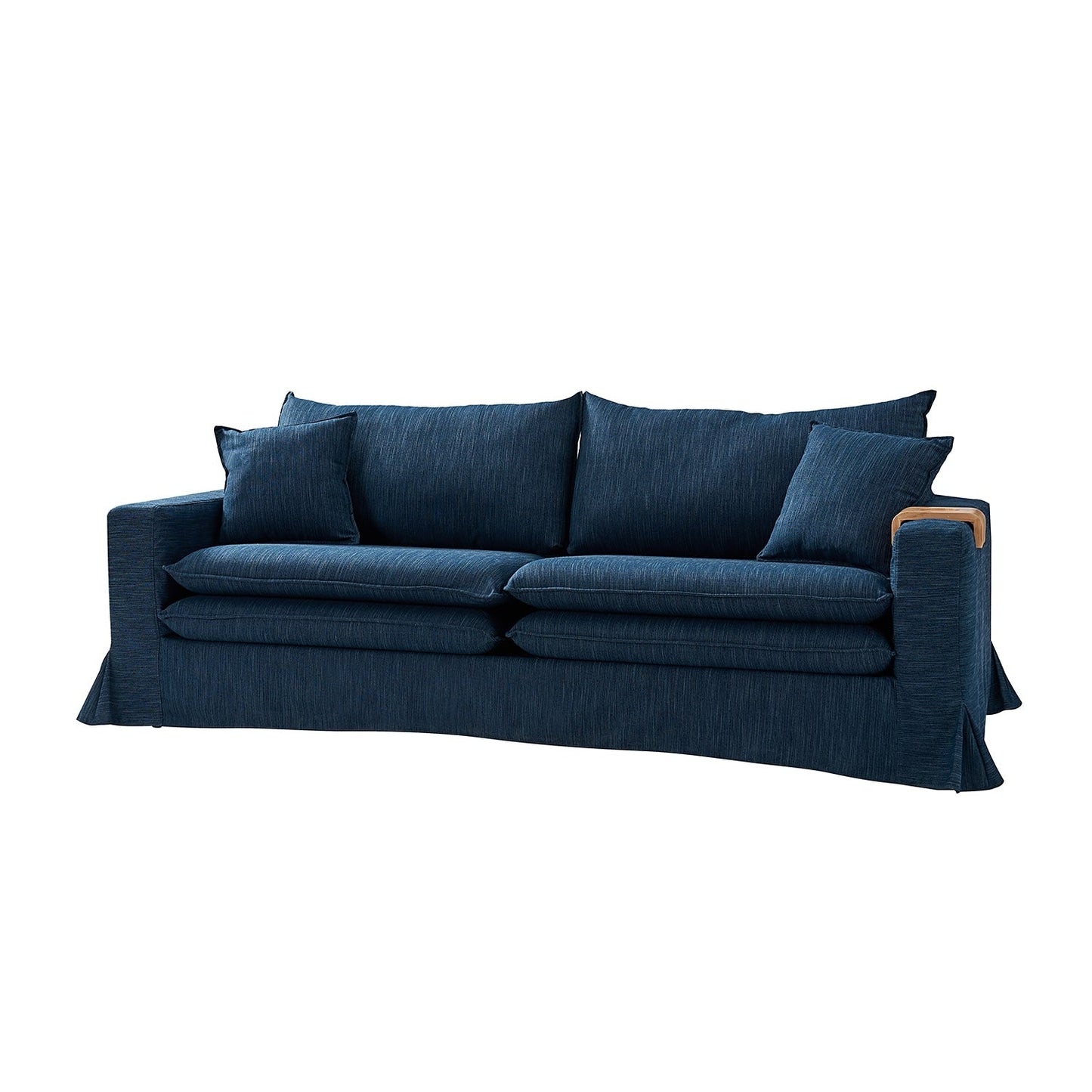 Canapé moderne Elias avec porte-gobelet et coussins réversibles par HULALA HOME