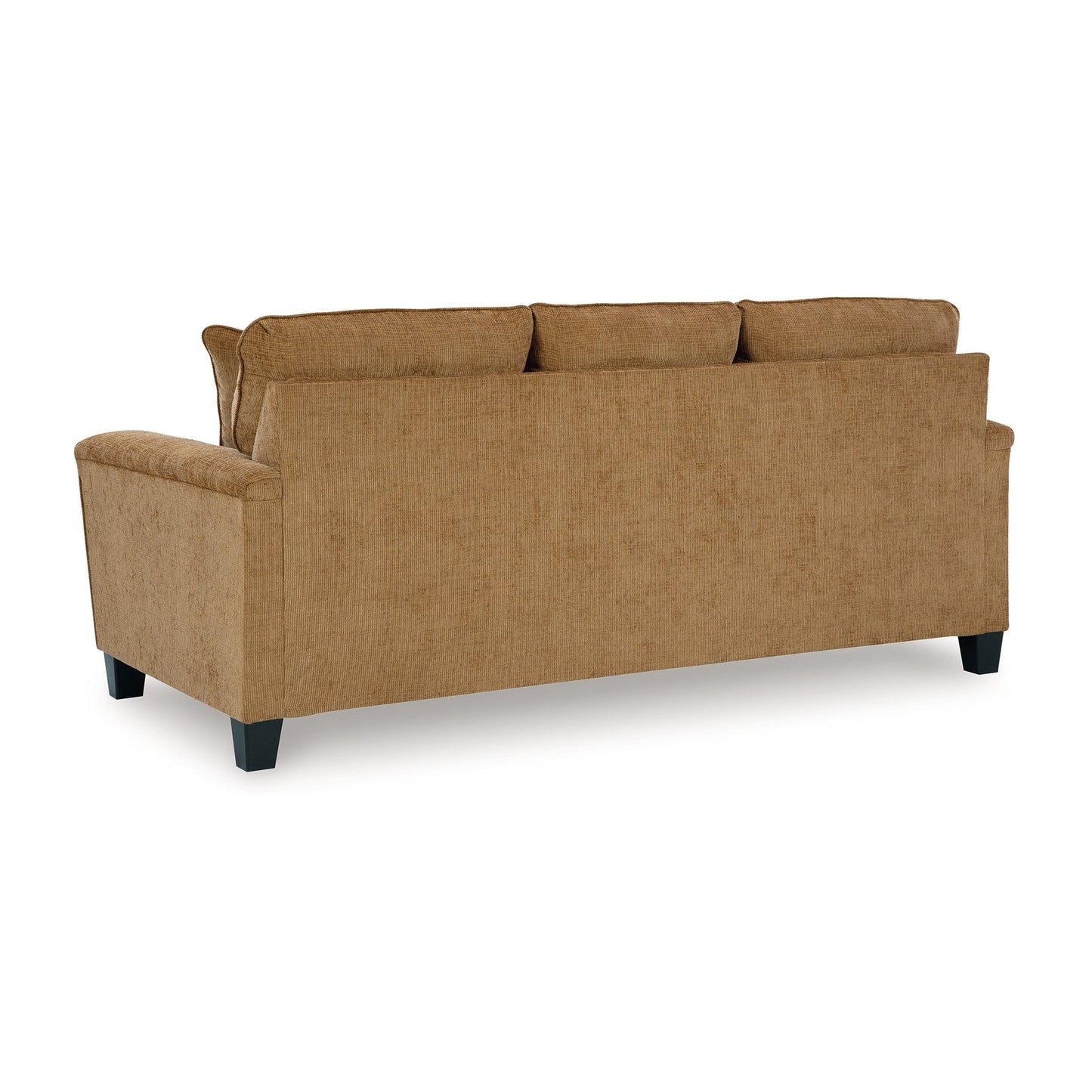 Canapé Erin, 2 coussins décoratifs, 226 cm, peluche en polyester marron clair